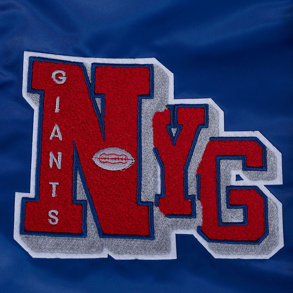 Pro Standard Men's New York Giants Dodger Blue 'Best Of' Satin Jacket product image