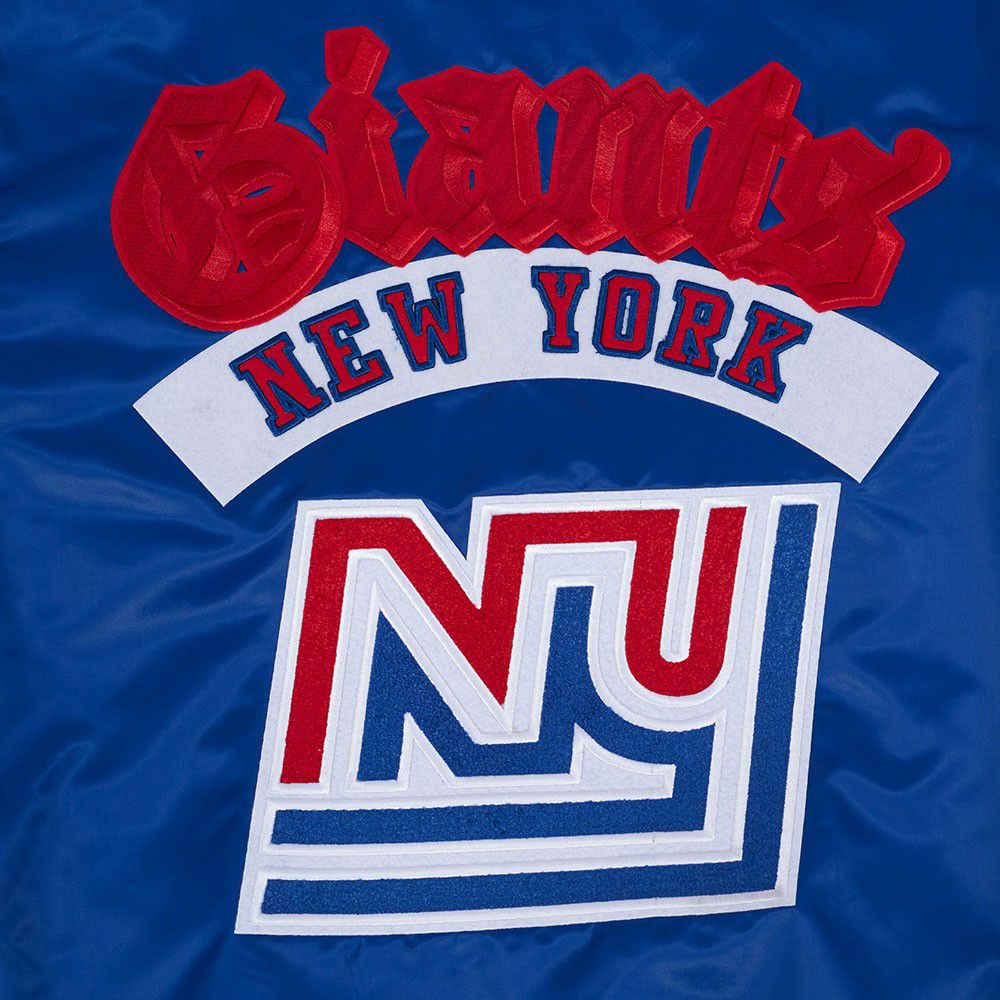 Pro Standard Men's New York Giants Dodger Blue 'Best Of' Satin Jacket product image