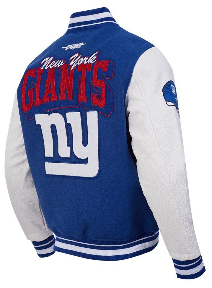 Pro Standard Men's New York Giants Dodger Blue Team Badge Full-Zip Jacket product image