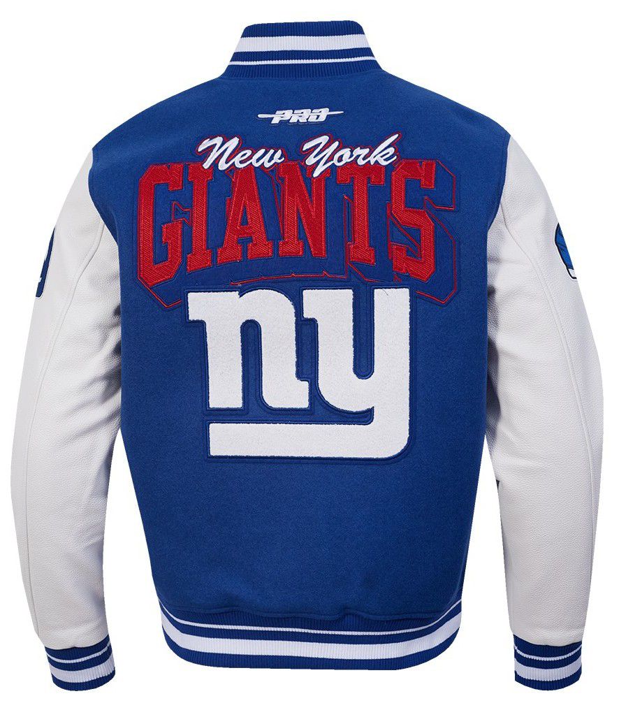 Pro Standard Men's New York Giants Dodger Blue Team Badge Full-Zip Jacket product image
