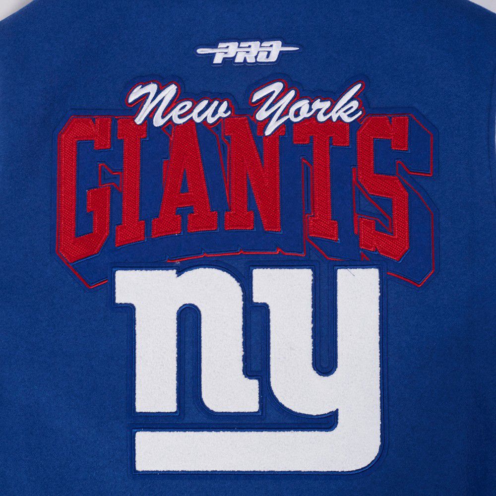 Pro Standard Men's New York Giants Dodger Blue Team Badge Full-Zip Jacket product image