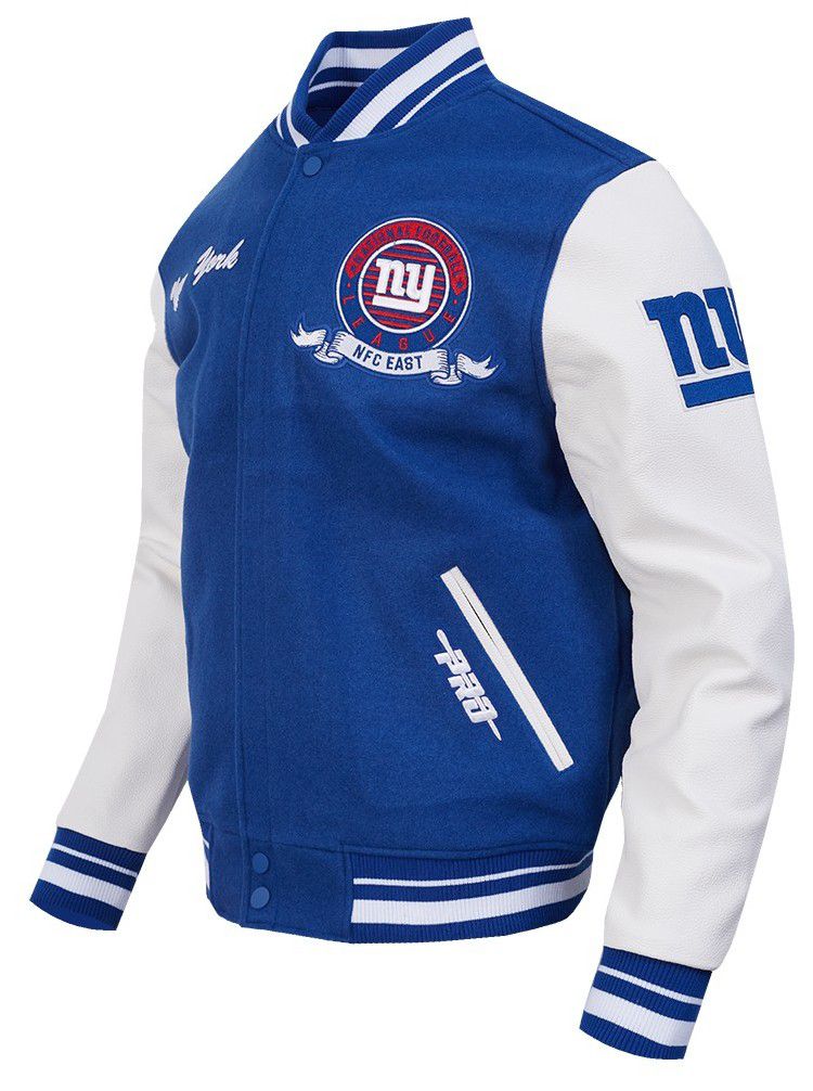 Pro Standard Men's New York Giants Dodger Blue Team Badge Full-Zip Jacket product image
