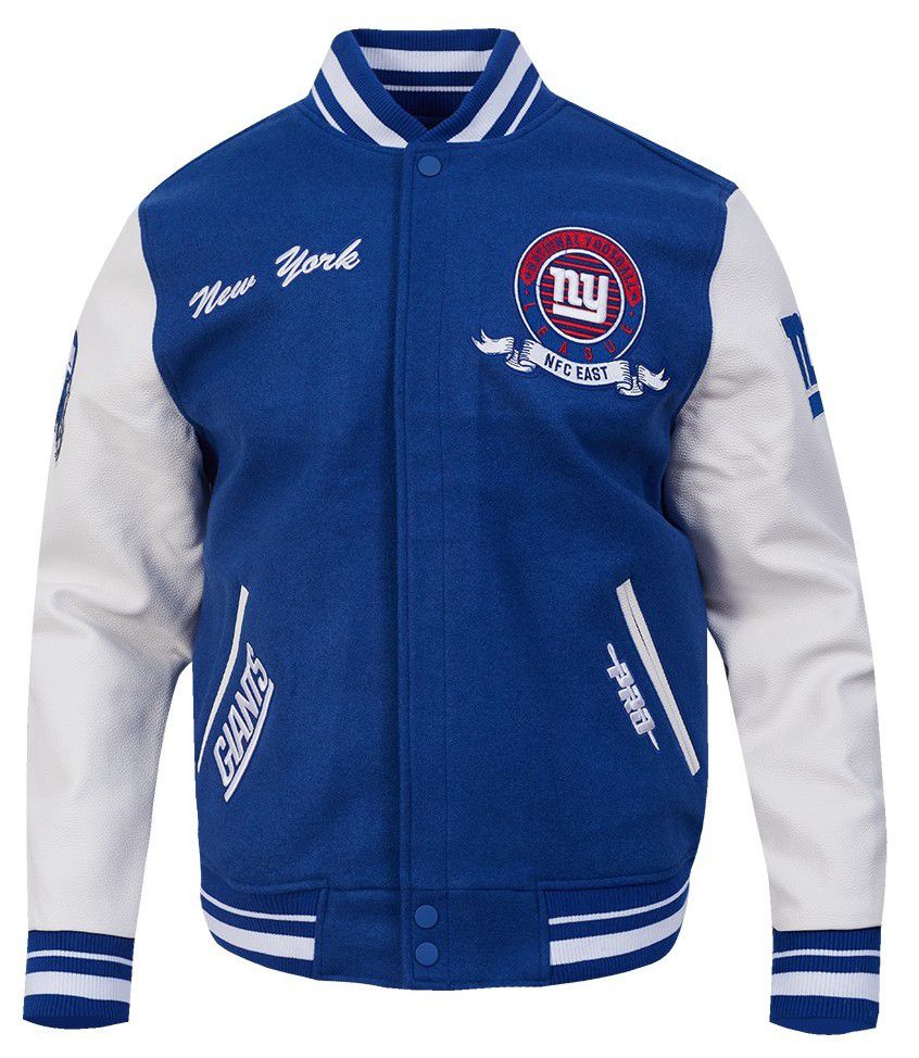 Pro Standard Men's New York Giants Dodger Blue Team Badge Full-Zip Jacket product image