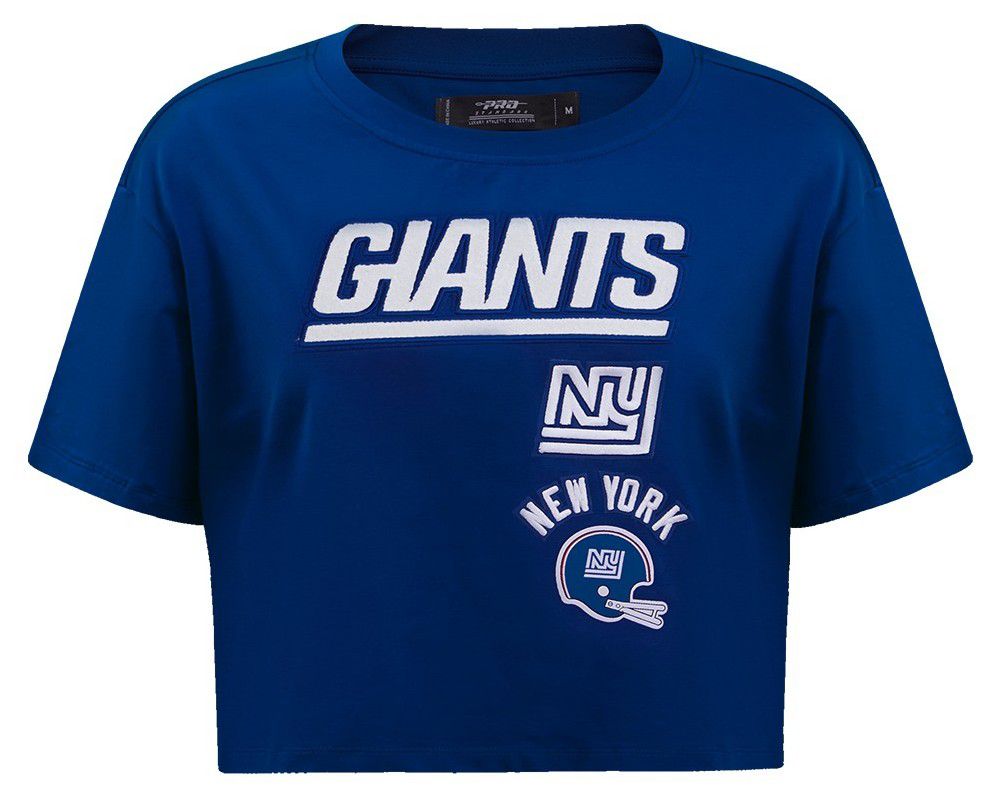Pro Standard Women's New York Giants Royal Blue Retro Boxy T-Shirt product image