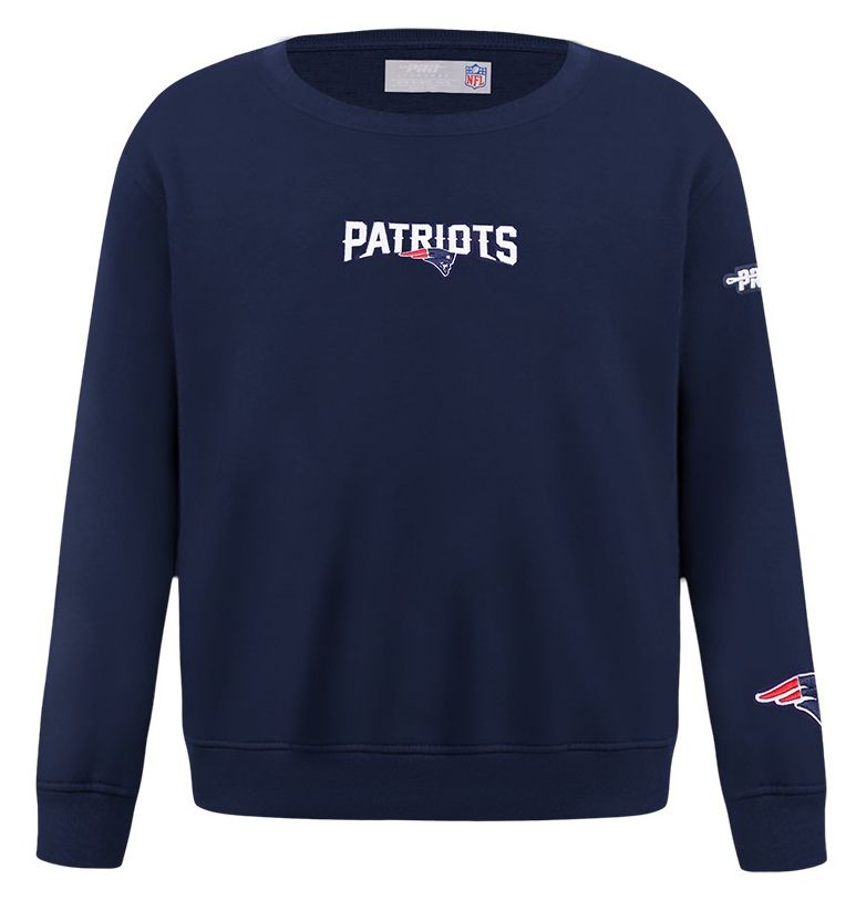 Pro Standard Boys' New England Patriots Navy Wingspan Crewneck ...