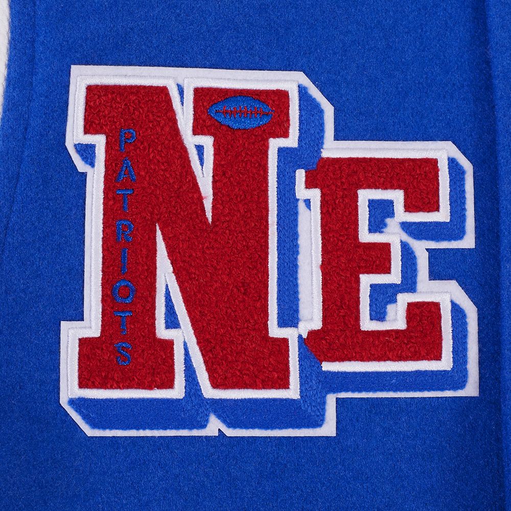 Pro Standard Boys' New England Patriots Royal Best Of Varsity Jacket product image