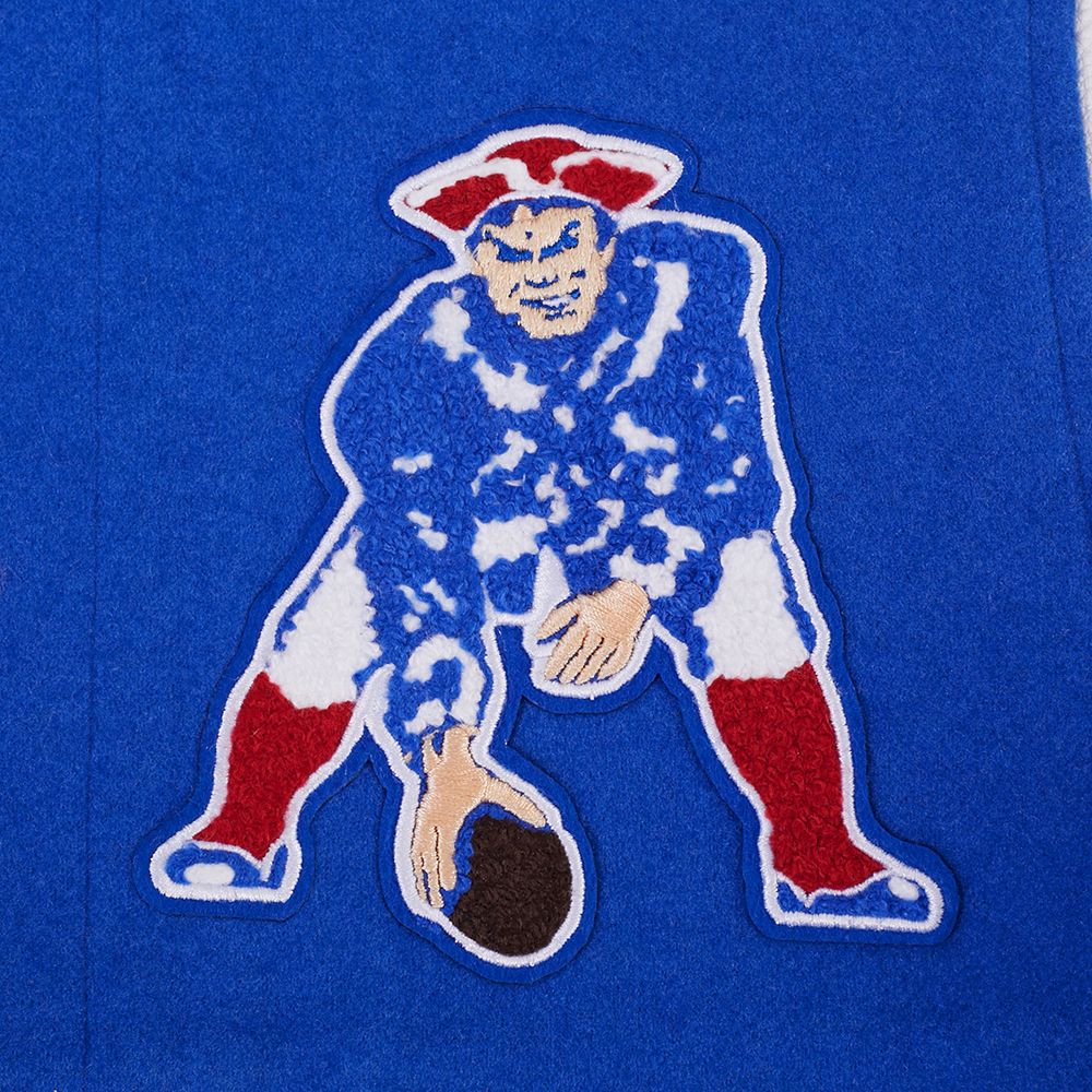 Pro Standard Boys' New England Patriots Royal Best Of Varsity Jacket product image