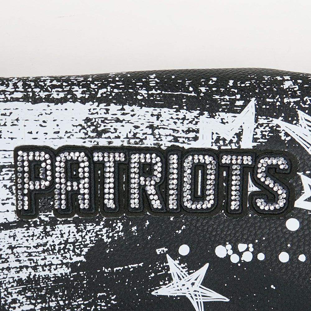 Pro Standard Women's New England Patriots Black Sketchbook Full-Zip Leather Jacket product image