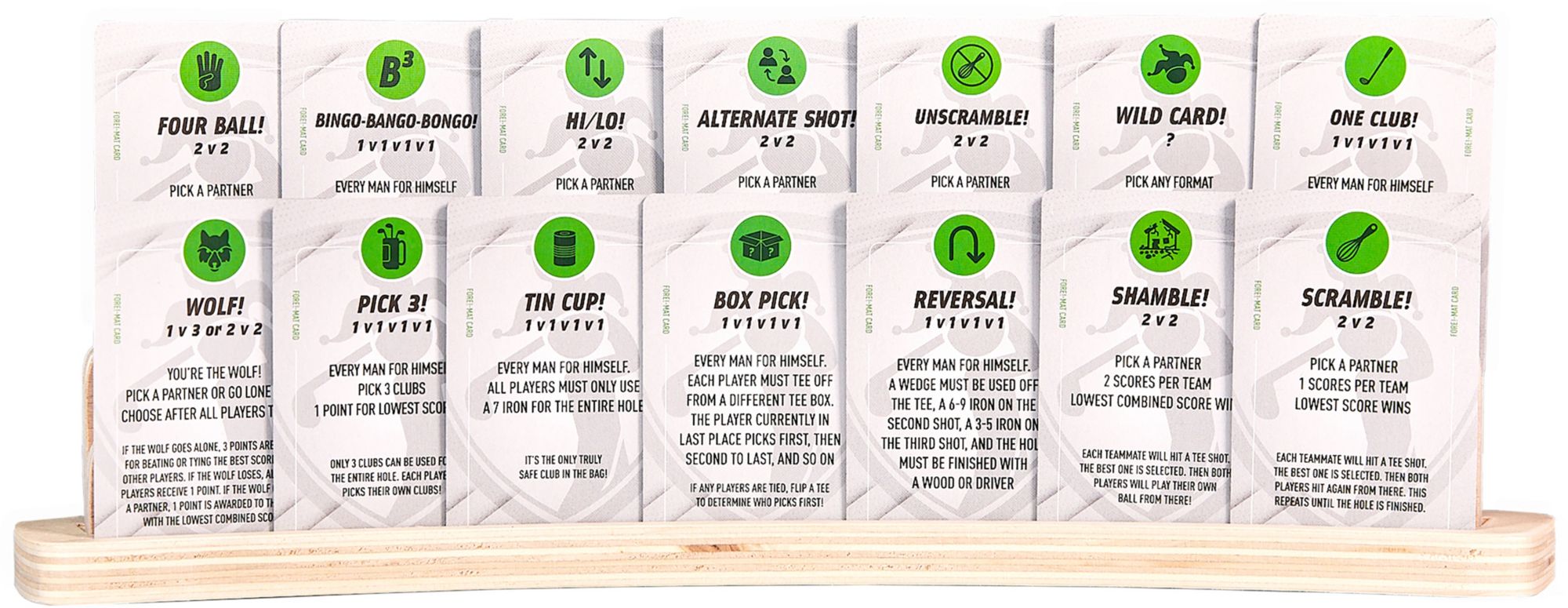 Fore! Cards On Course Golf Game product image