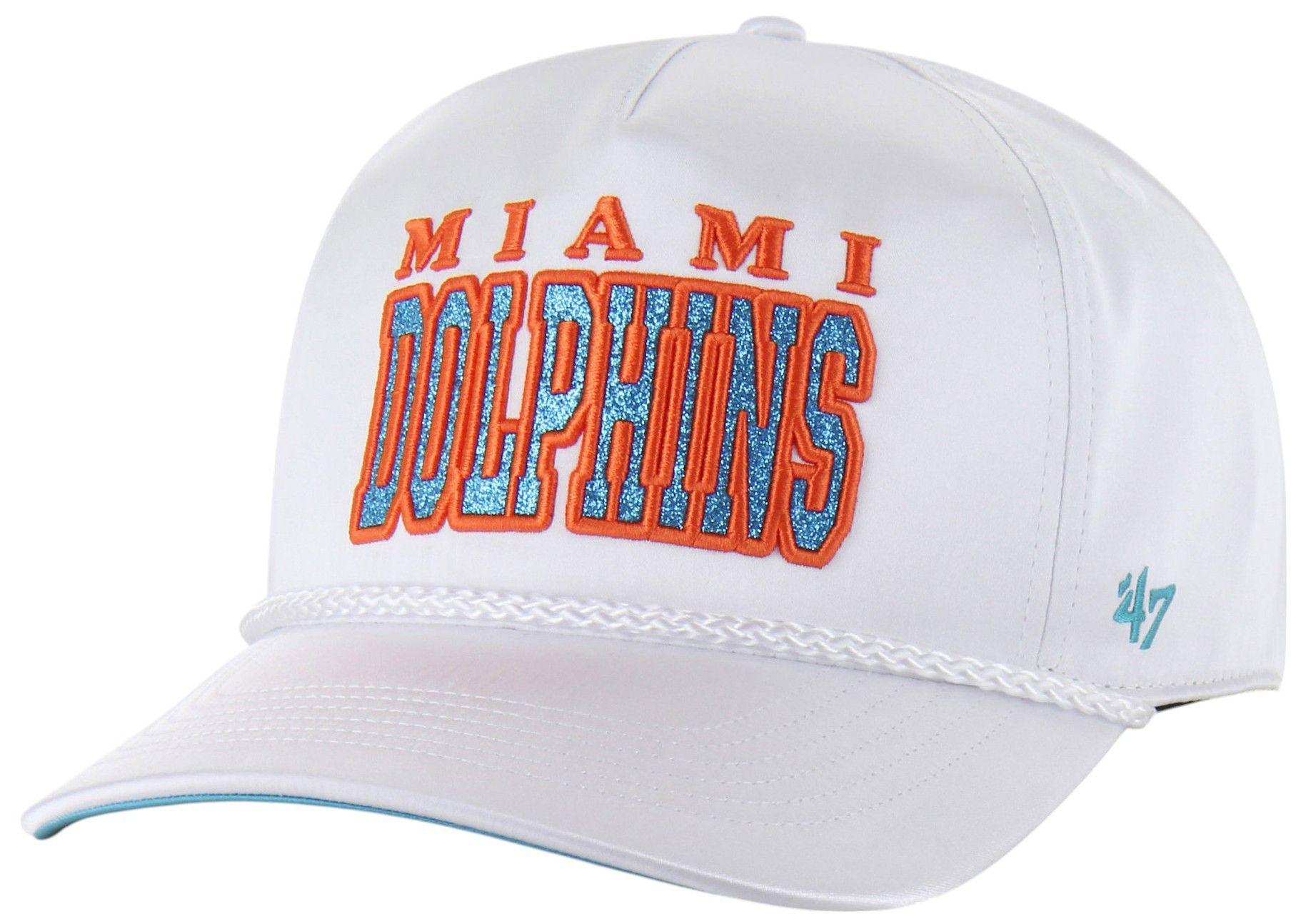 '47 Women's Miami Dolphins White Outspoken Hitch Adjustable Hat product image