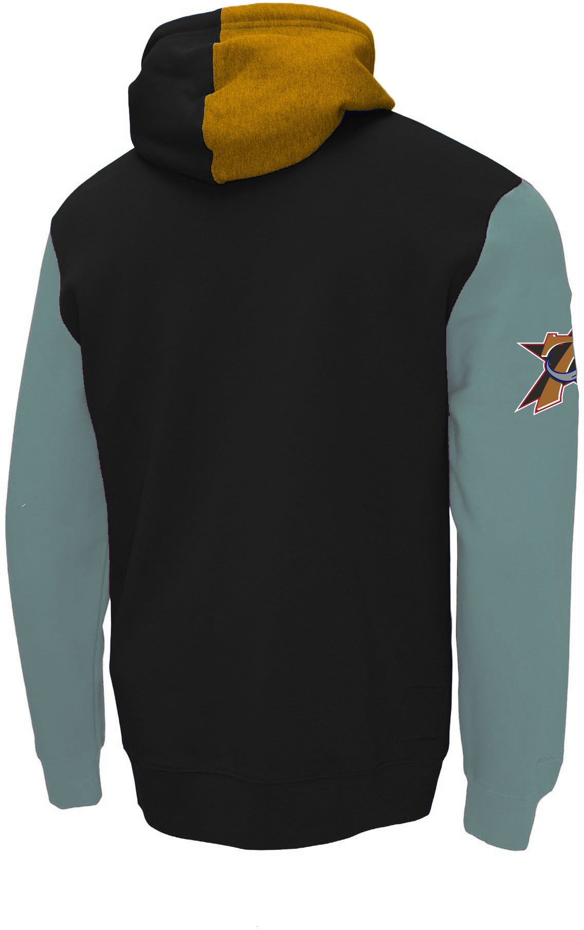 Mitchell & Ness Men's Philadelphia 76ers Black Coach Pullover Hoodie product image