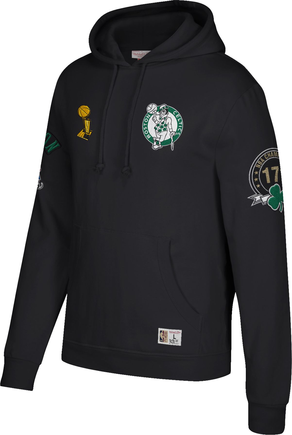 Mitchell & Ness Men's Boston Celtics Black Champ City Hoodie product image