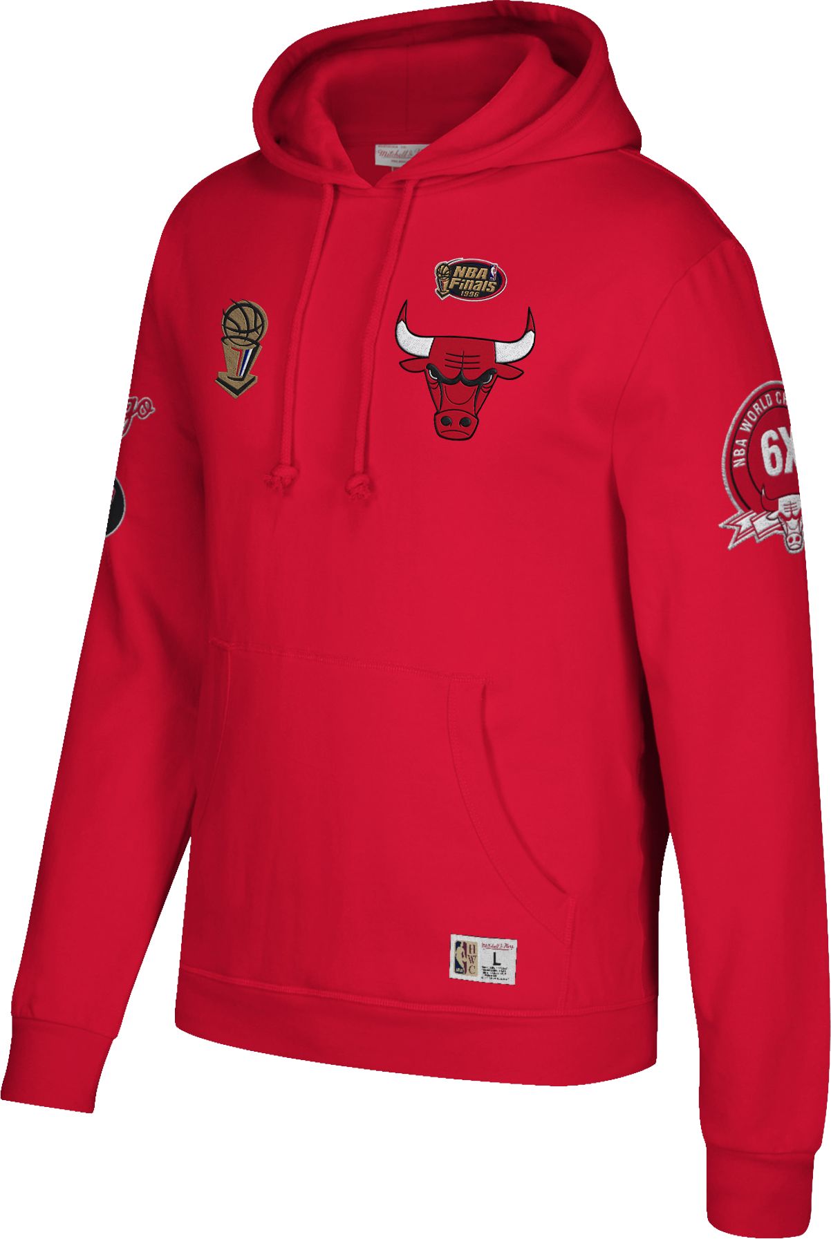 Mitchell & Ness Men's Chicago Bulls Red Champ City Hoodie product image