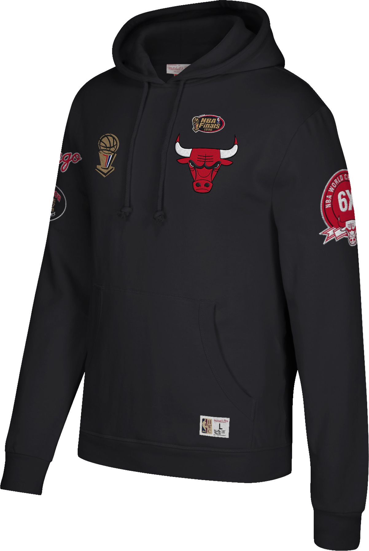 Mitchell & Ness Men's Chicago Bulls Black Champ City Hoodie product image