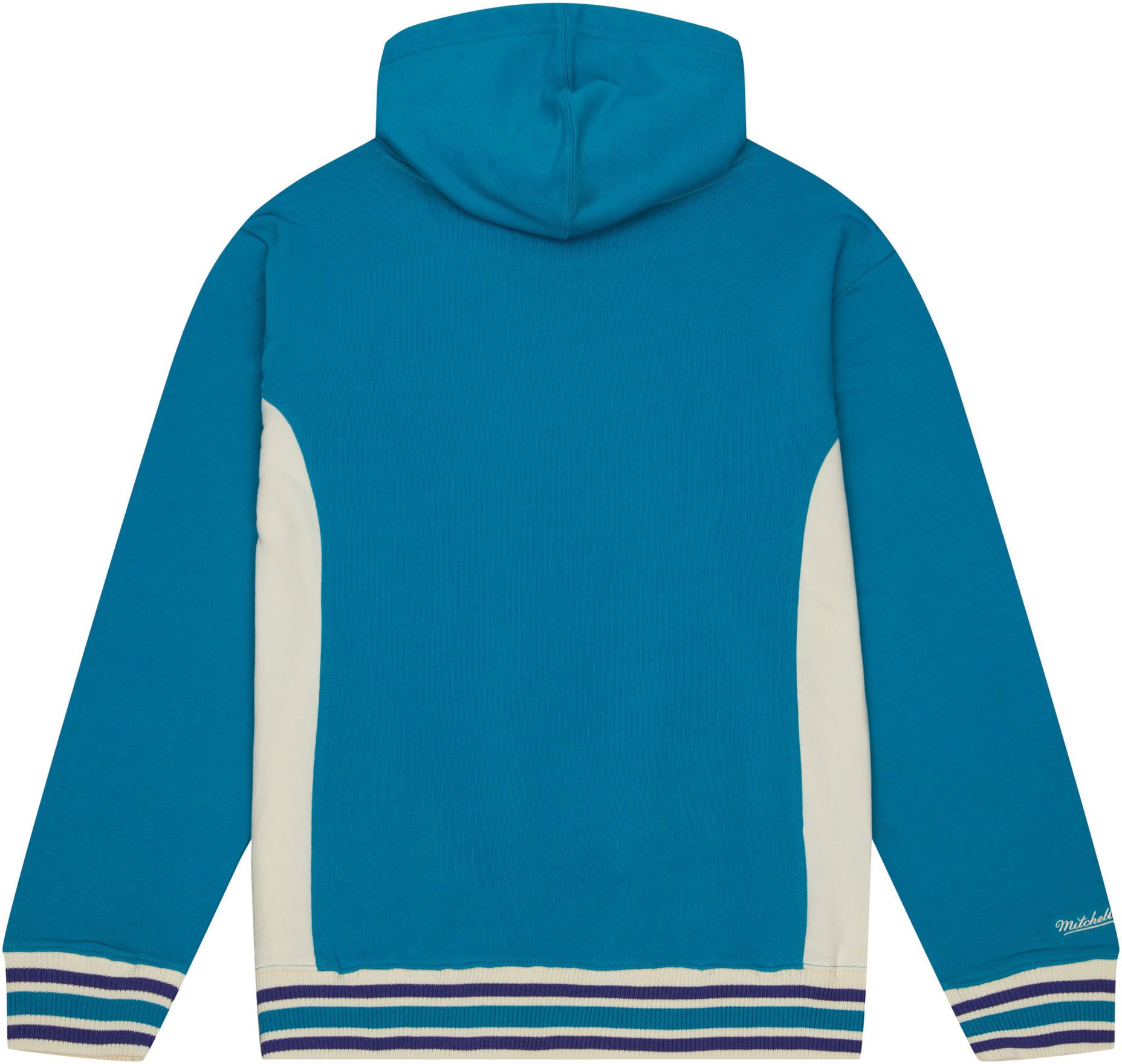 Mitchell and Ness Men's Charlotte Hornets Blue French Terry Hoodie