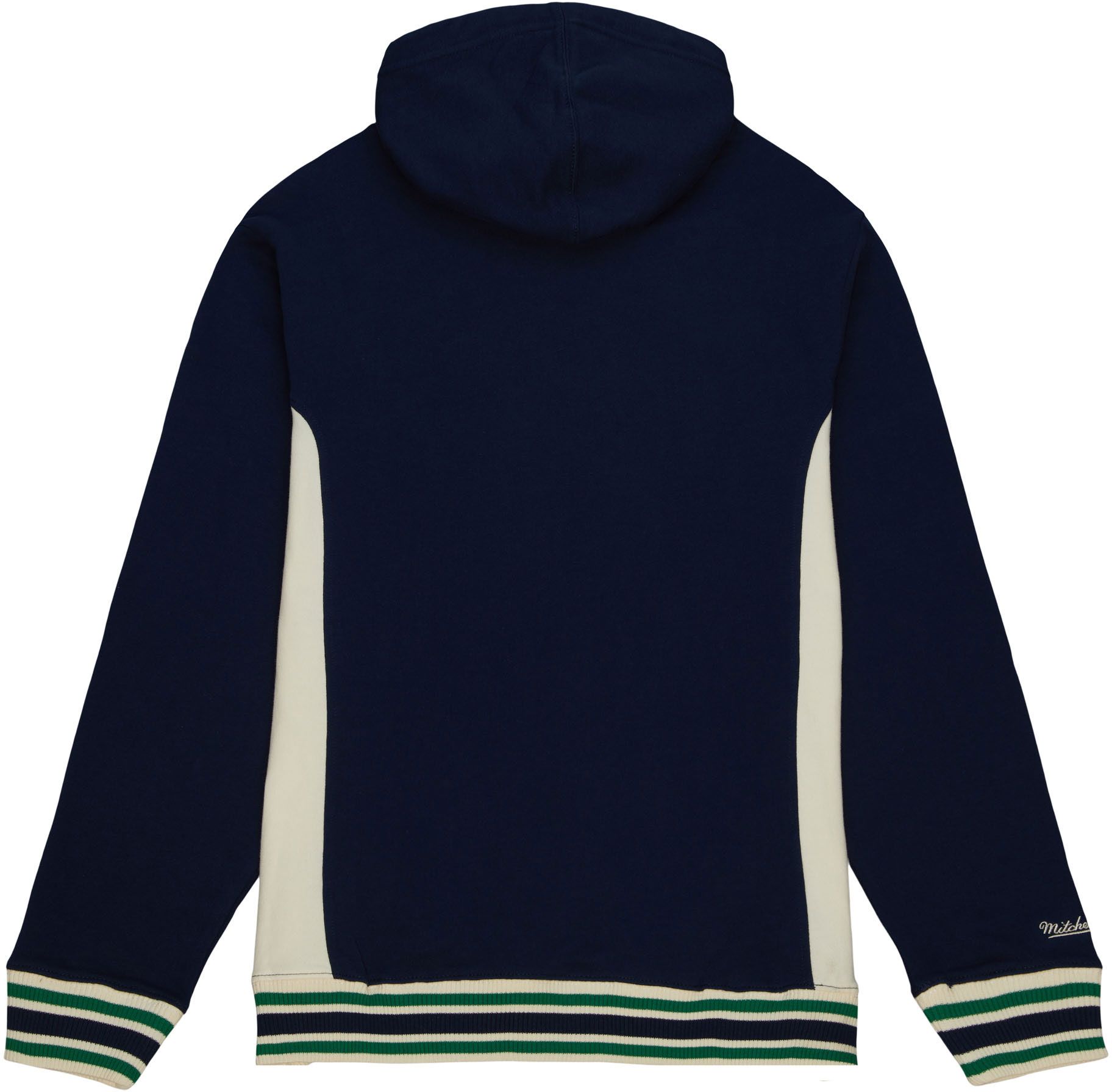 Mitchell and Ness Men's Dallas Mavericks Navy French Terry Hoodie