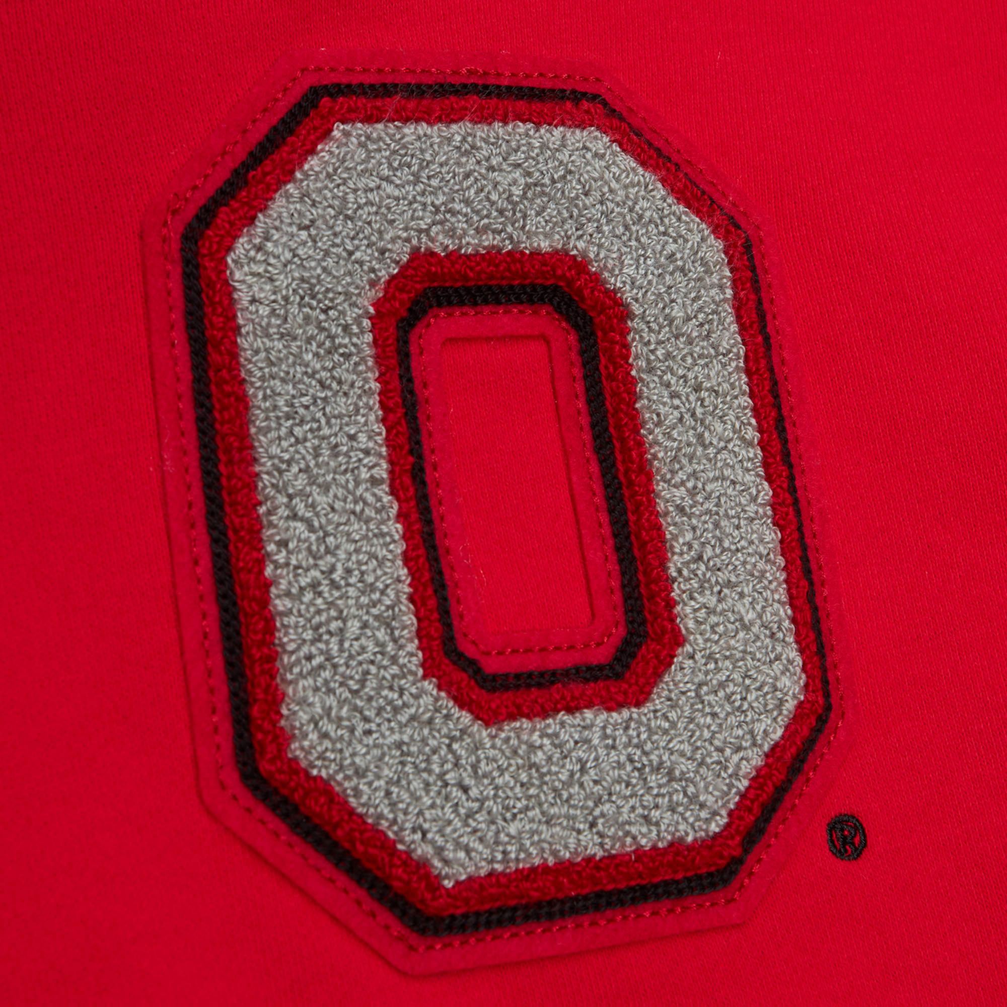 Mitchell & Ness Men's Ohio State Buckeyes Scarlet Legacy Terry Pullover Sweatshirt