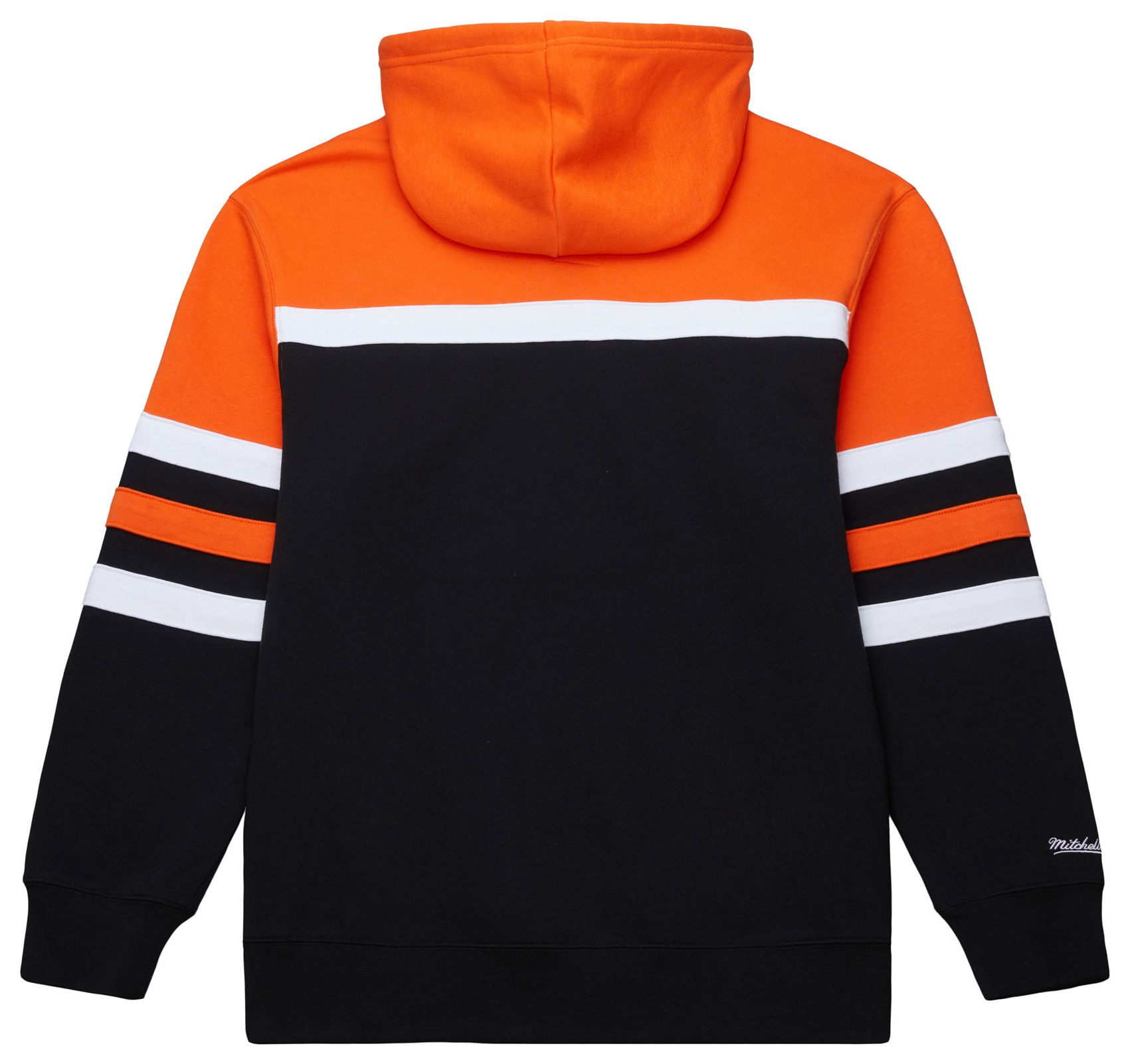 Mitchell & Ness Men's Anaheim Ducks Black Head Coach Pullover Hoodie product image