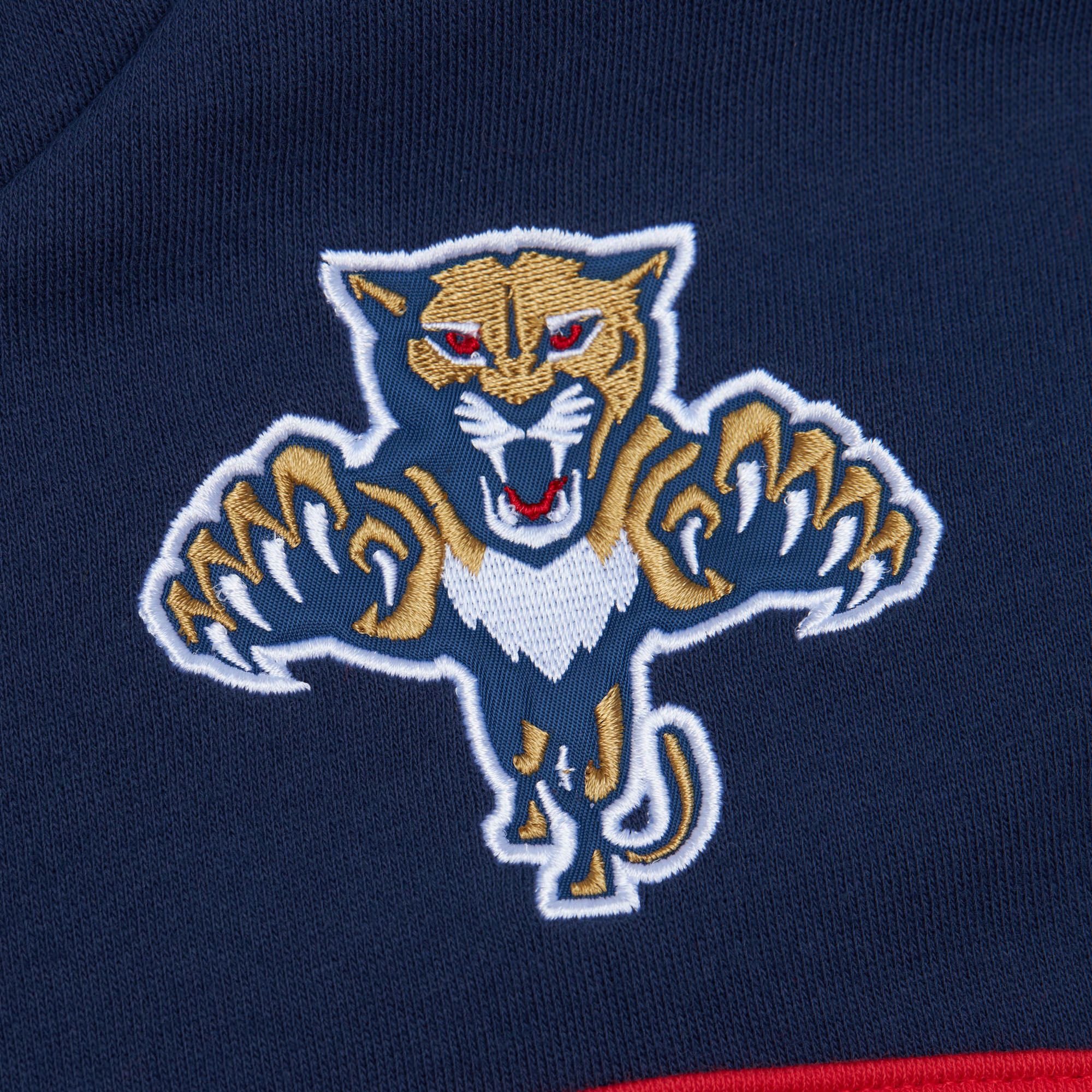 Mitchell & Ness Men's Florida Panthers Navy Head Coach Pullover Hoodie product image