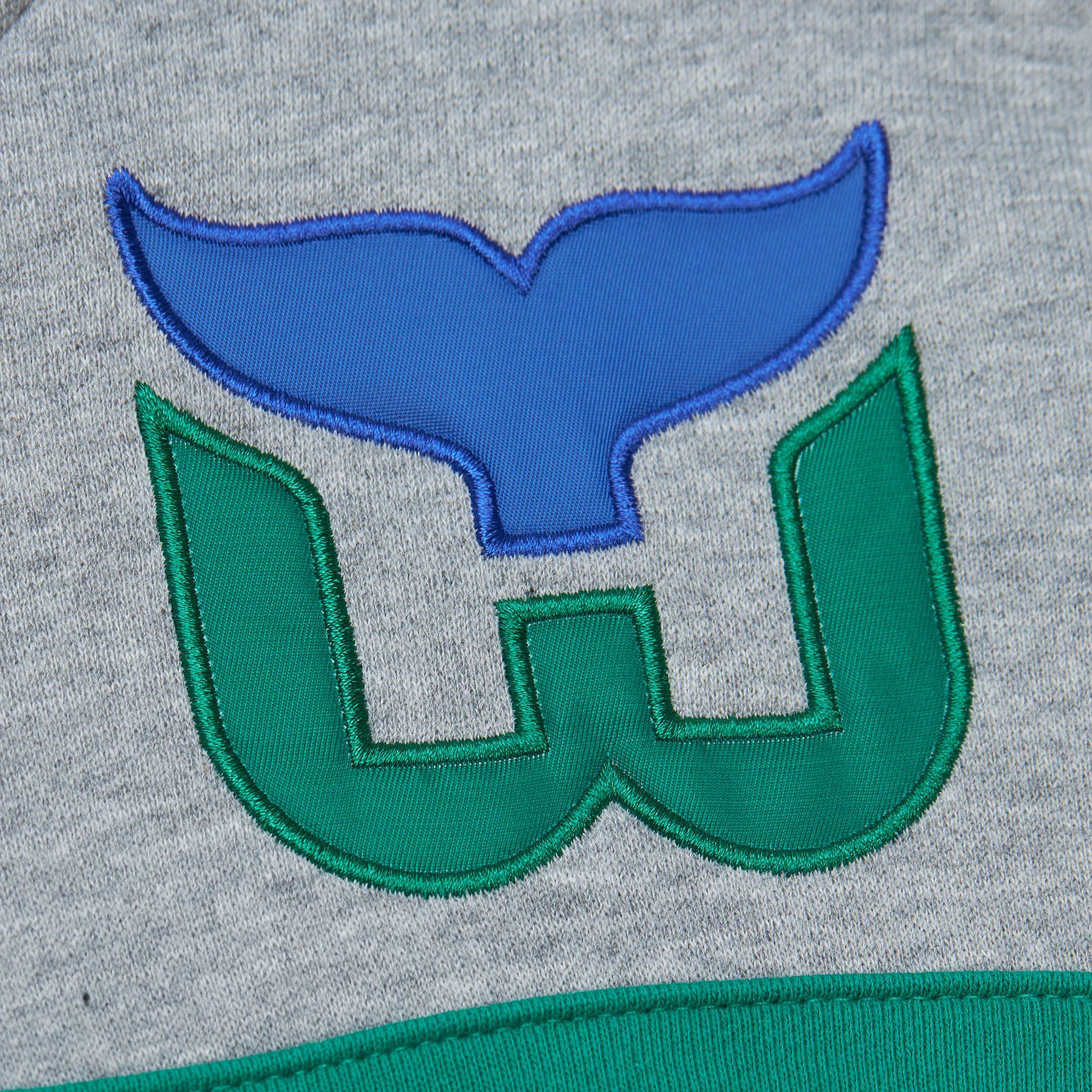 Mitchell & Ness Men's Hartford Whalers Blue Head Coach Pullover Hoodie product image