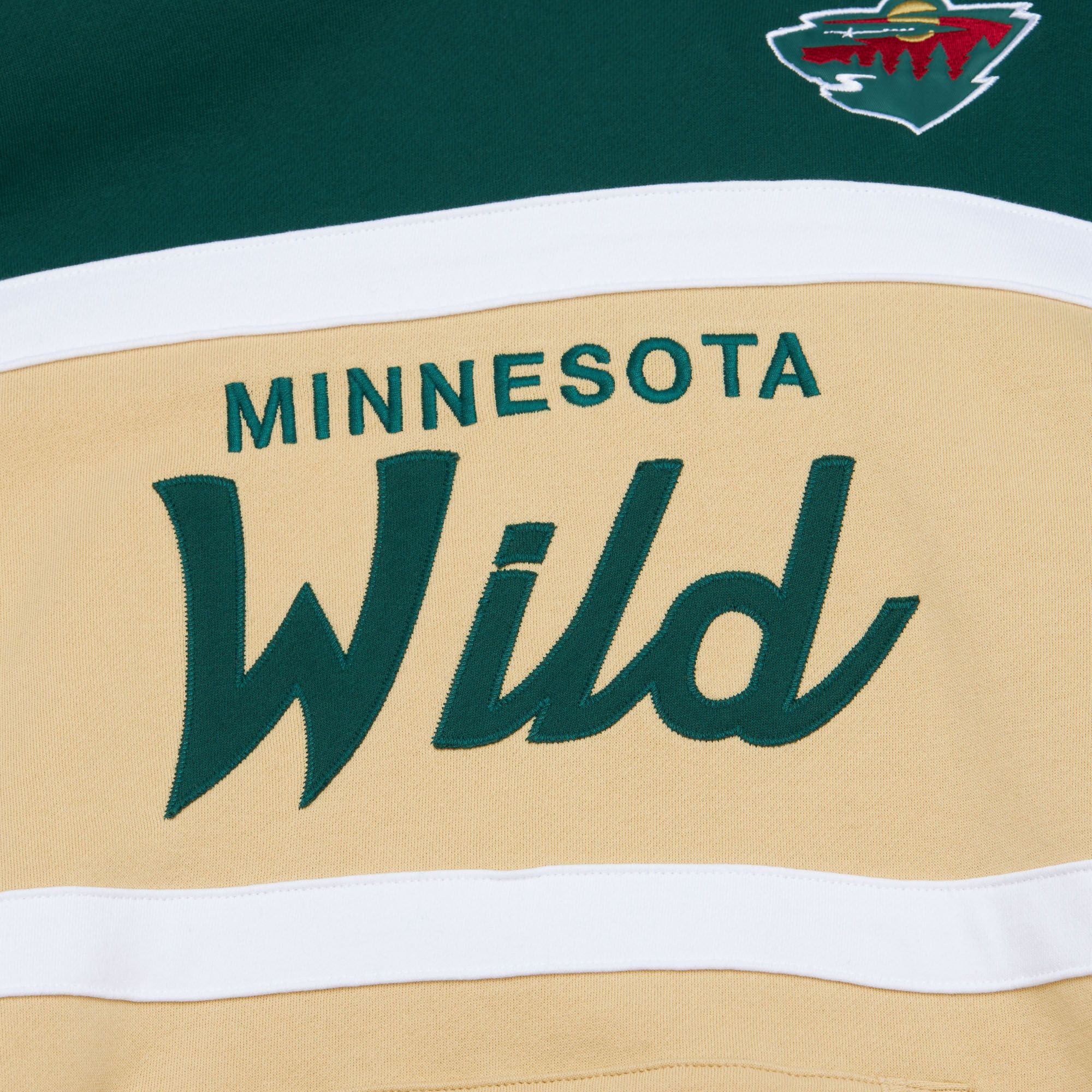 Mitchell & Ness Adult Minnesota Wild Head Coach Green Pullover Hoodie product image