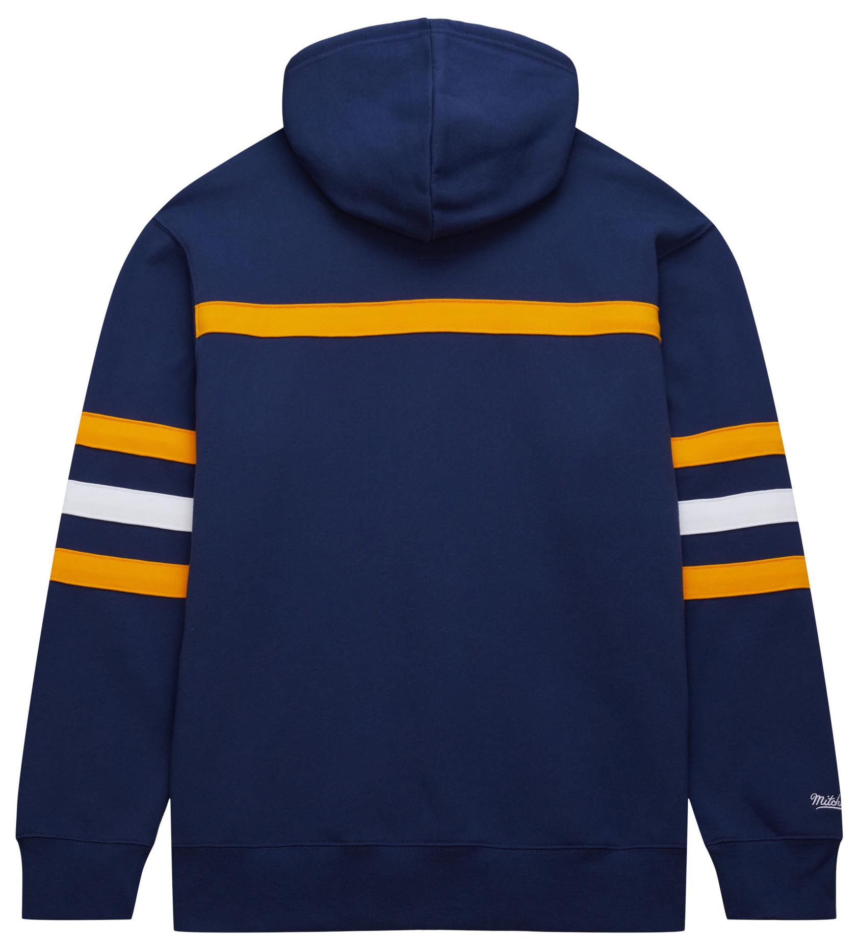 Mitchell & Ness Men's Nashville Predators Navy Head Coach Pullover Hoodie product image