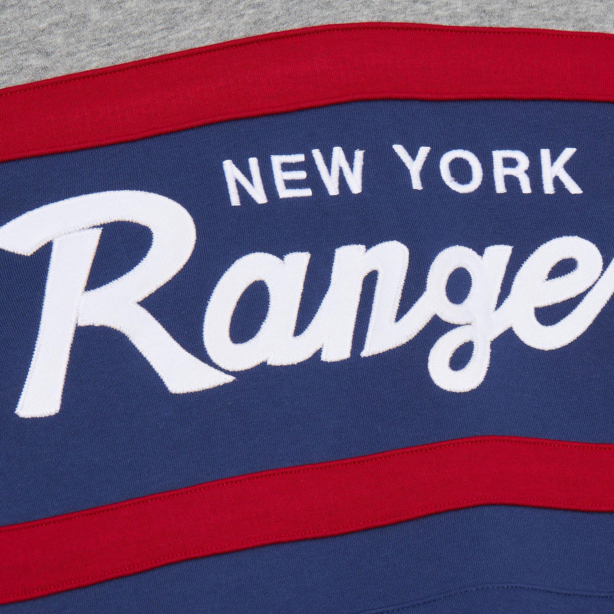 Mitchell & Ness Adult New York Rangers Head Coach Blue Pullover Hoodie product image