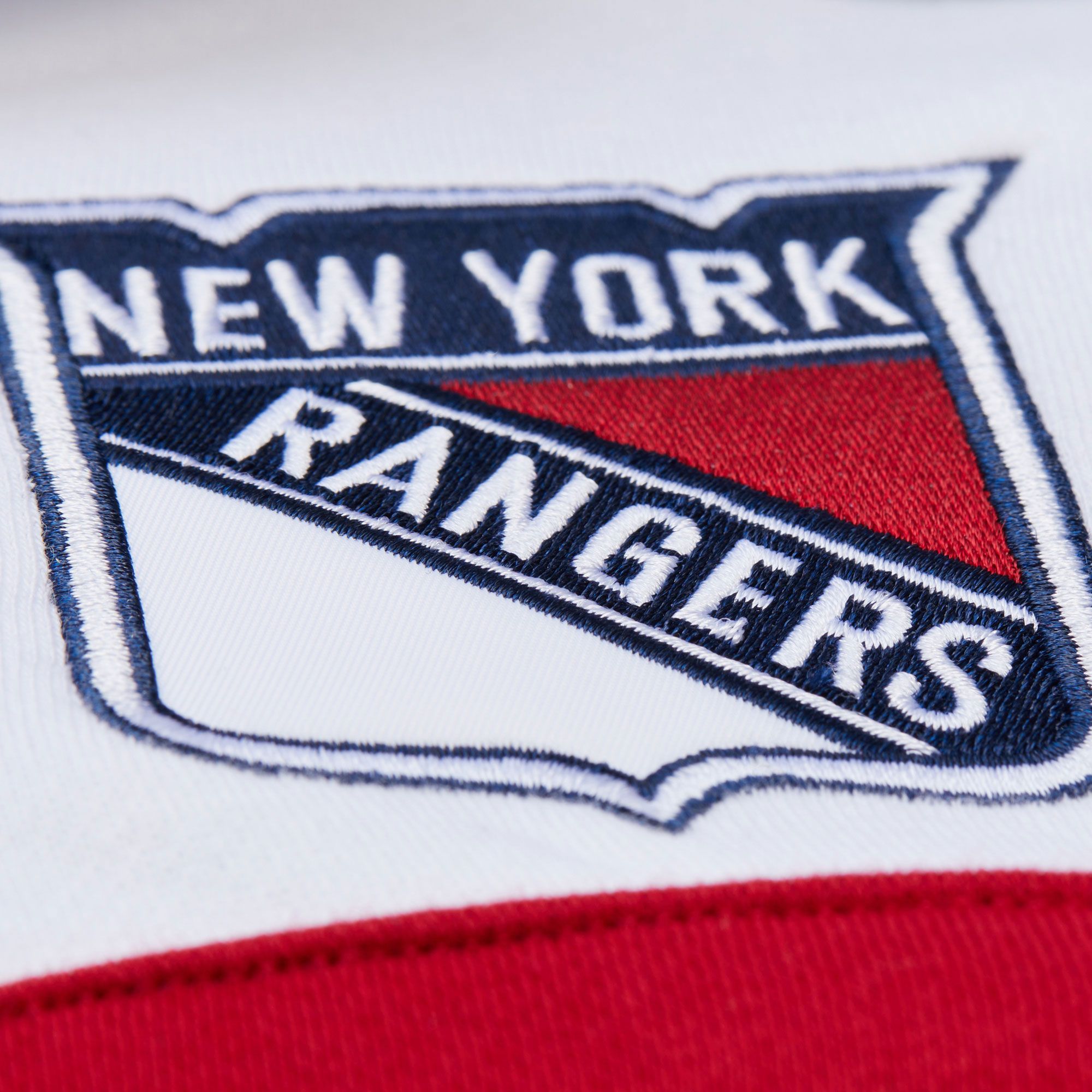 Mitchell & Ness Men's New York Rangers White Coach Pullover Hoodie product image