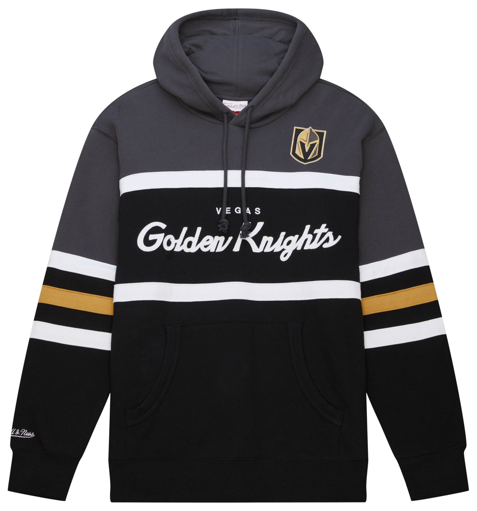 Mitchell & Ness Men's Vegas Golden Knights Black Head Coach Pullover Hoodie product image