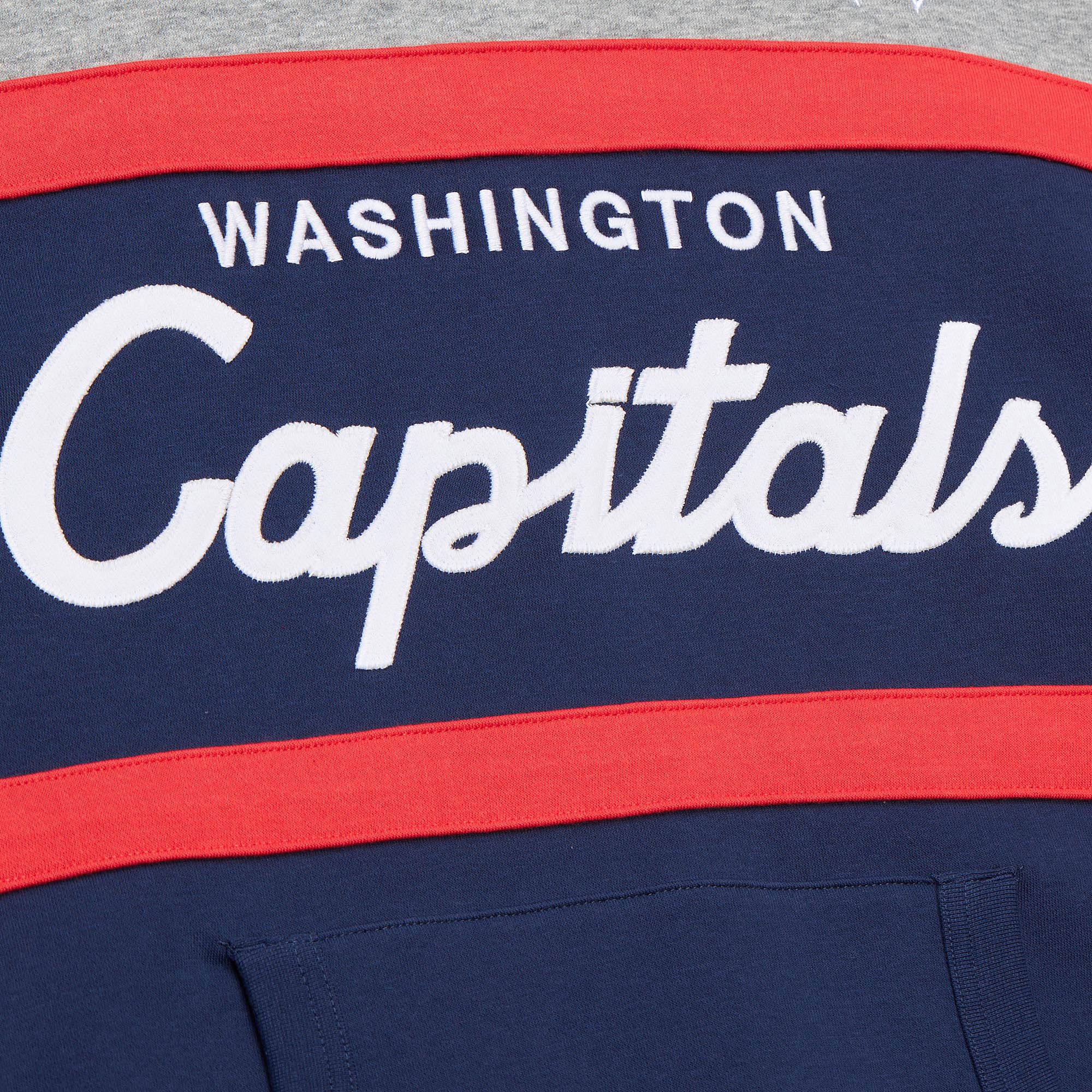 Mitchell & Ness Men's Washington Capitals Navy Coach Pullover Hoodie product image