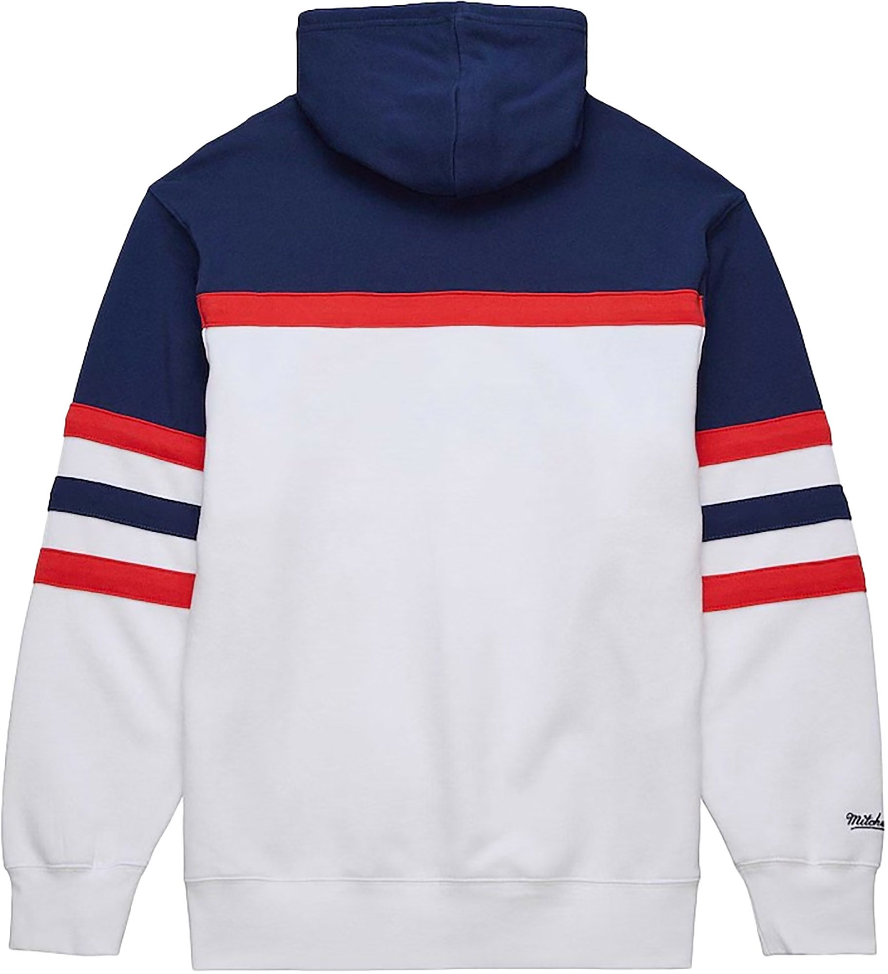Mitchell & Ness Men's Washington Capitals White Coach Pullover Hoodie product image