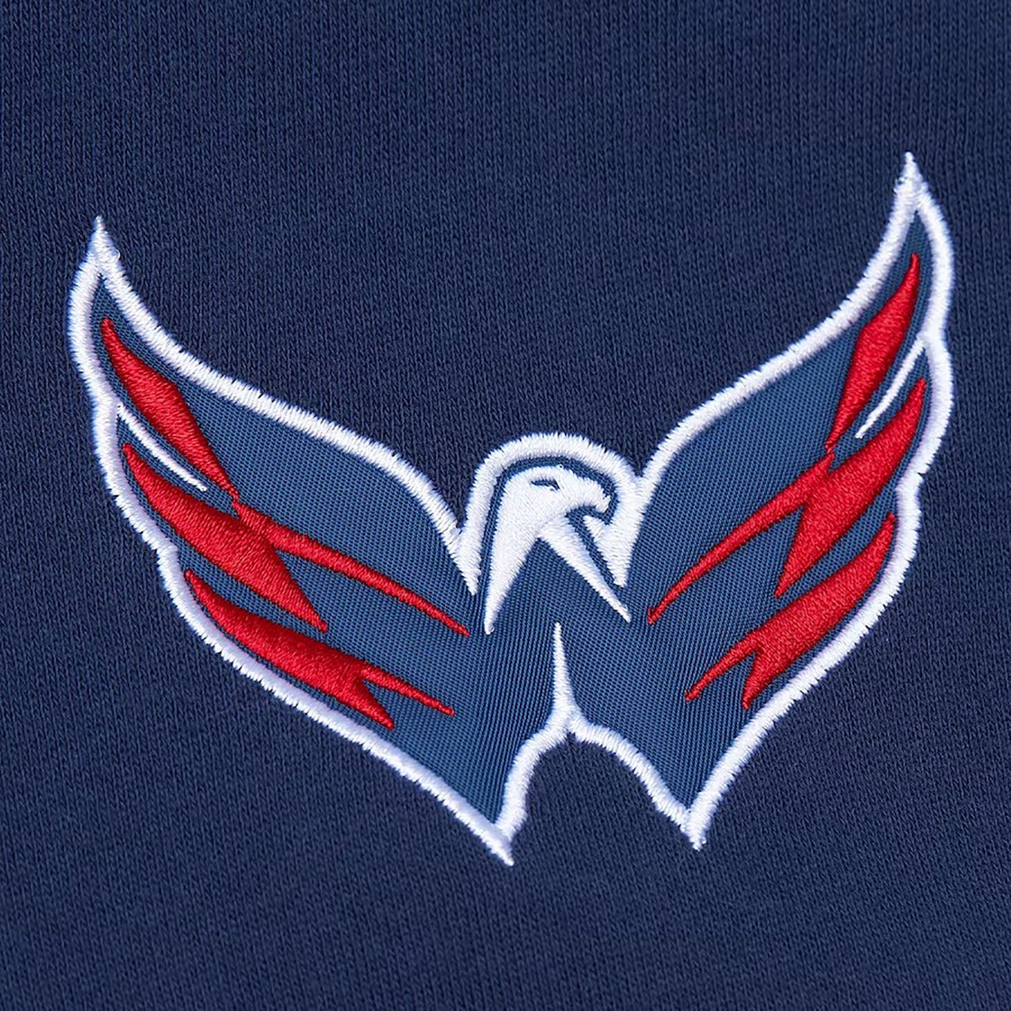 Mitchell & Ness Men's Washington Capitals White Coach Pullover Hoodie product image