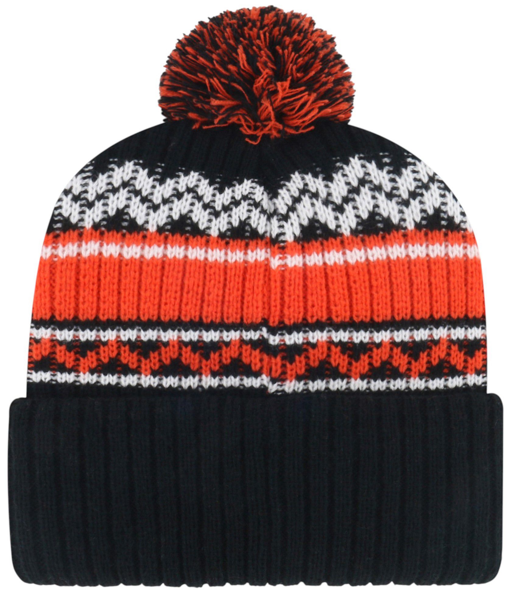'47 Youth Cincinnati Bengals Black Polar Vortex Cuffed Knit Pom Beanie product image