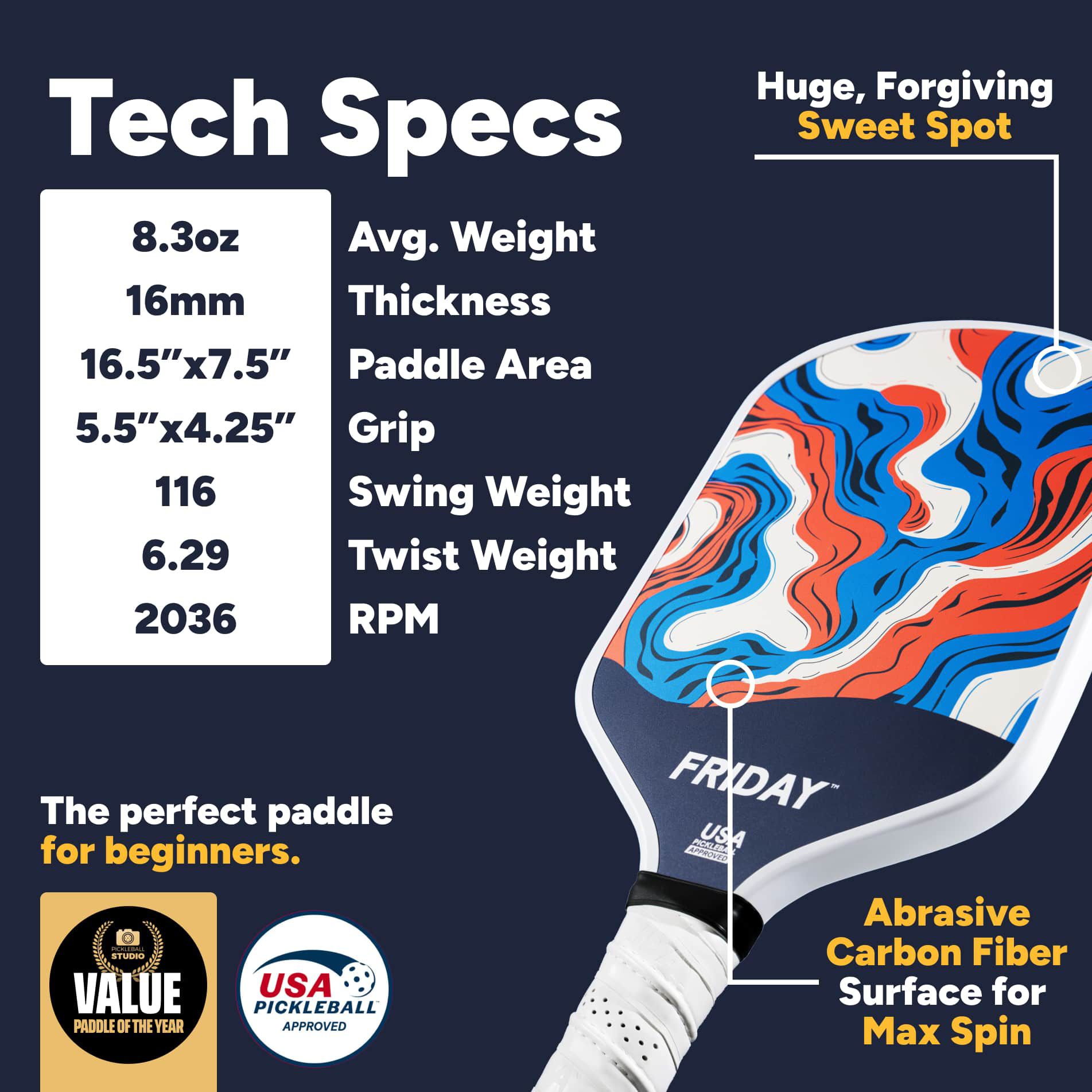 Friday Labs Original Pickleball Paddle product image