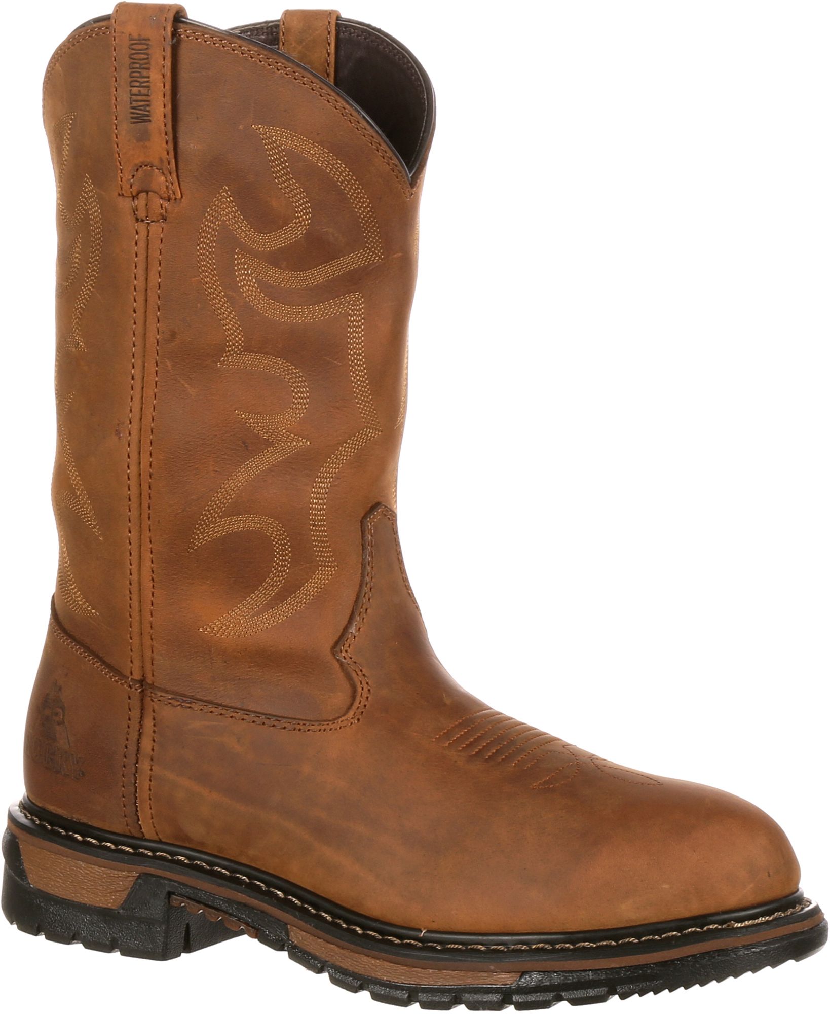 Rocky Men's Original Ride Branson Roper 11” Waterproof Western Work Boots product image