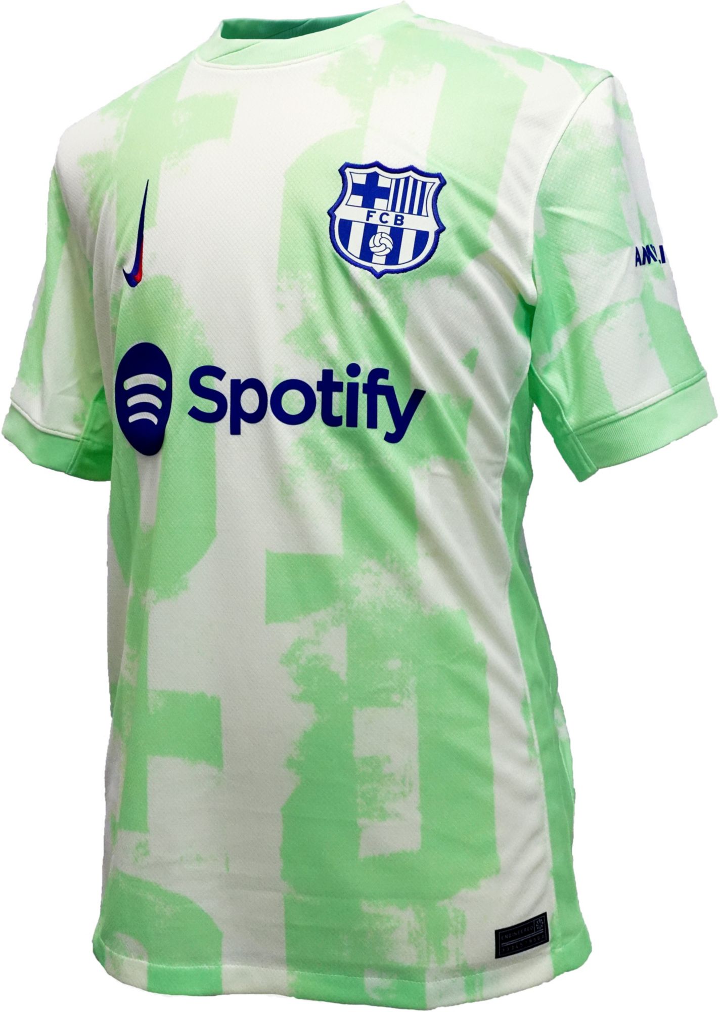 Nike Adult FC Barcelona Lamine Yamal #19 Yellow Third Replica Jersey product image