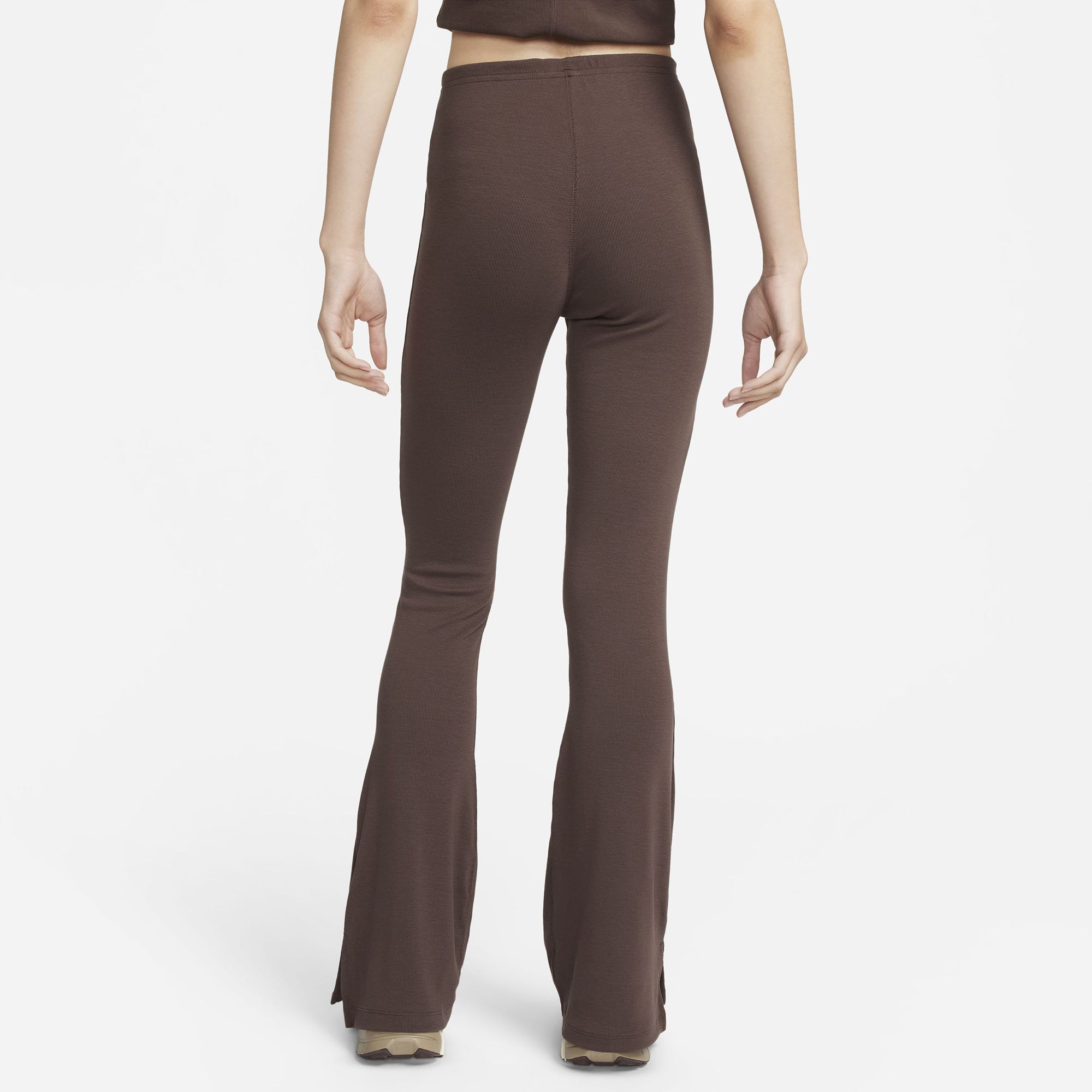 Nike Sportswear AIR FLARE - Leggings - Trousers - baroque brown