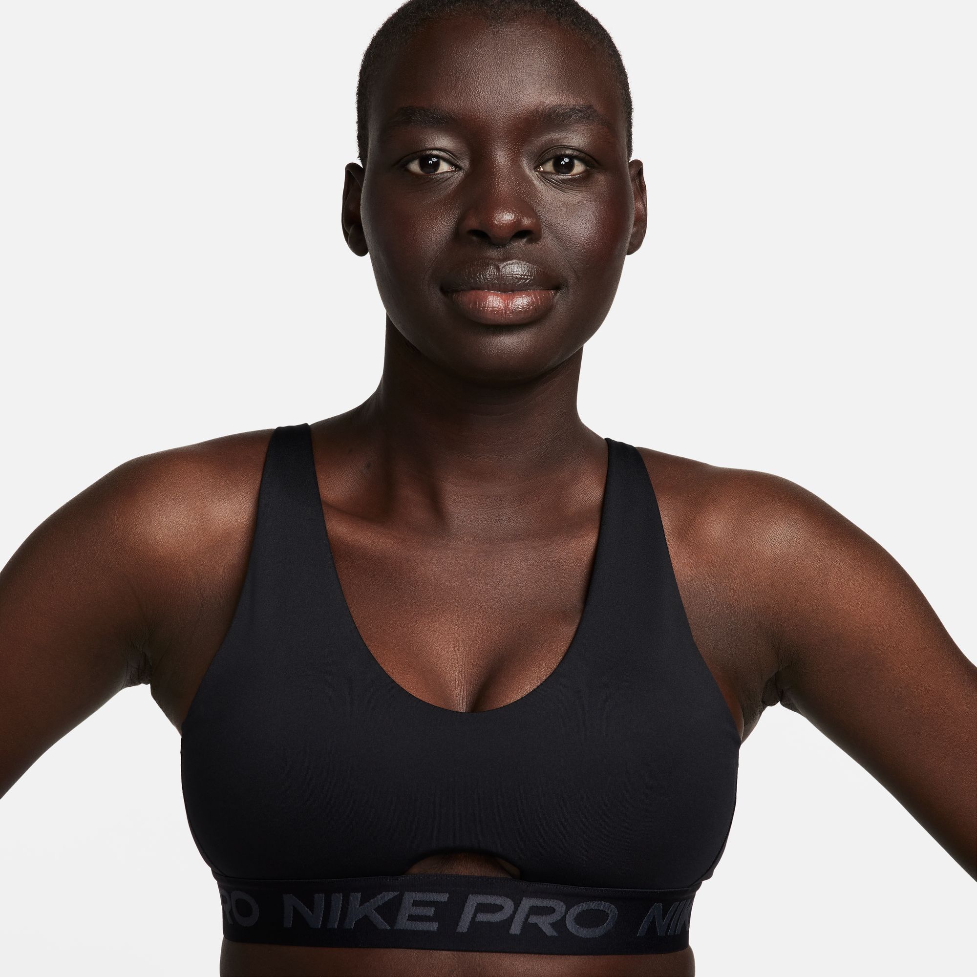 Nike Women's Pro Indy Plunge Medium-Support Padded Sports Bra product image