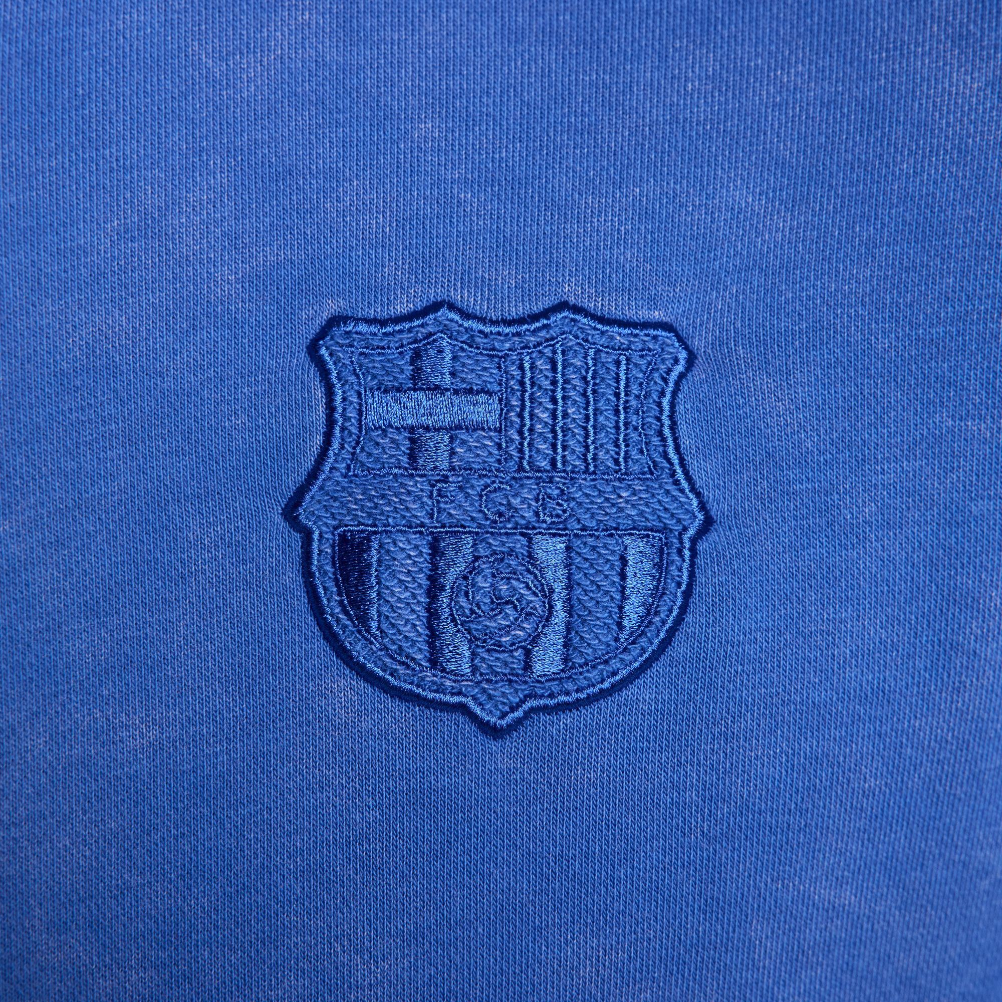 Nike Men's FC Barcelona 2024 Blue Full-Zip Hoodie product image