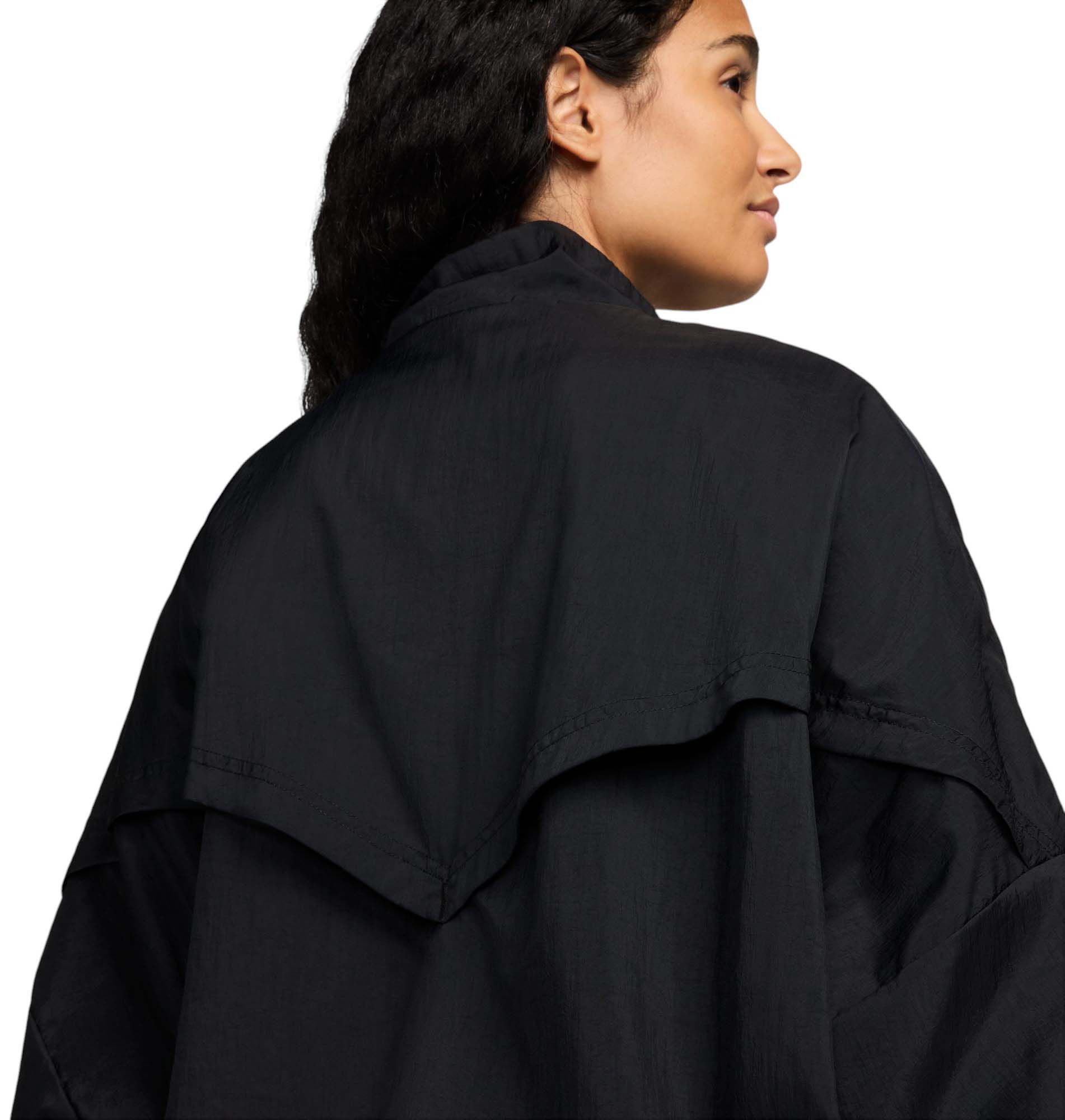 Nike Women's Paris Saint-Germain 2024 Black Woven Jacket product image