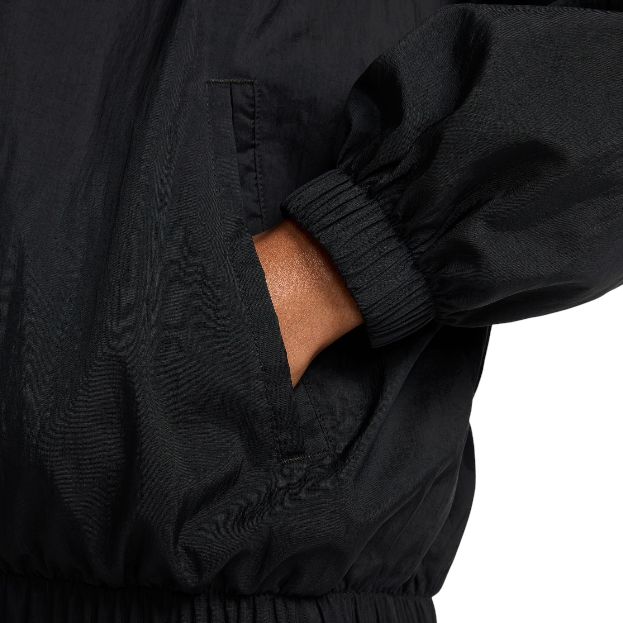 Nike Women's Paris Saint-Germain 2024 Black Woven Jacket product image