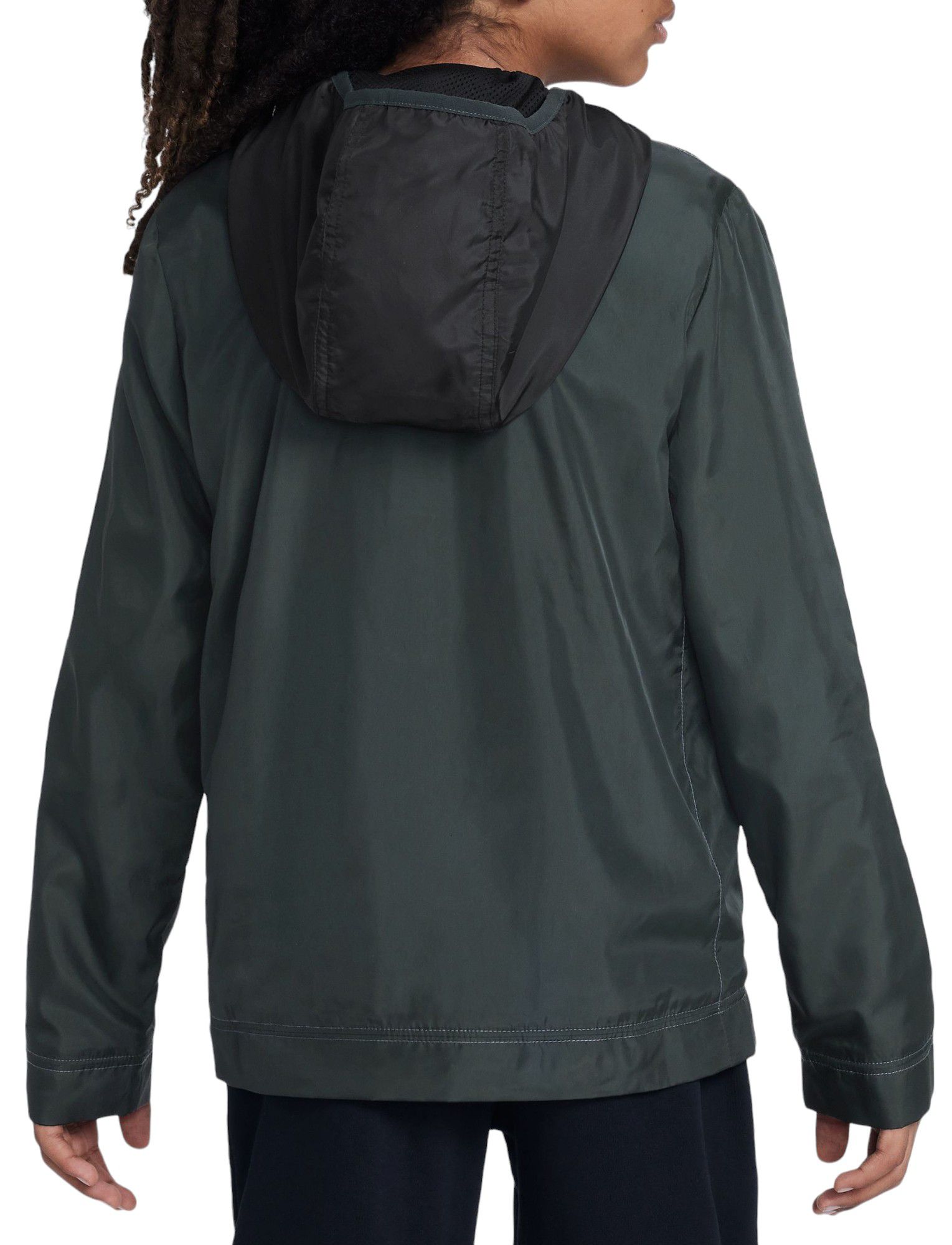 Nike Youth Liverpool FC 2024 Green Anorak Quarter-Zip Jacket product image