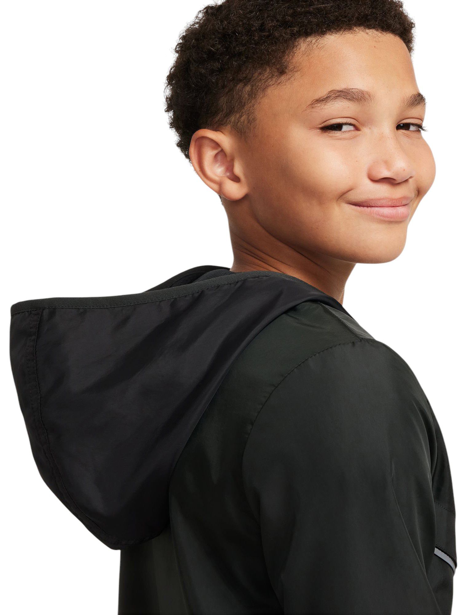 Nike Youth Liverpool FC 2024 Green Anorak Quarter-Zip Jacket product image