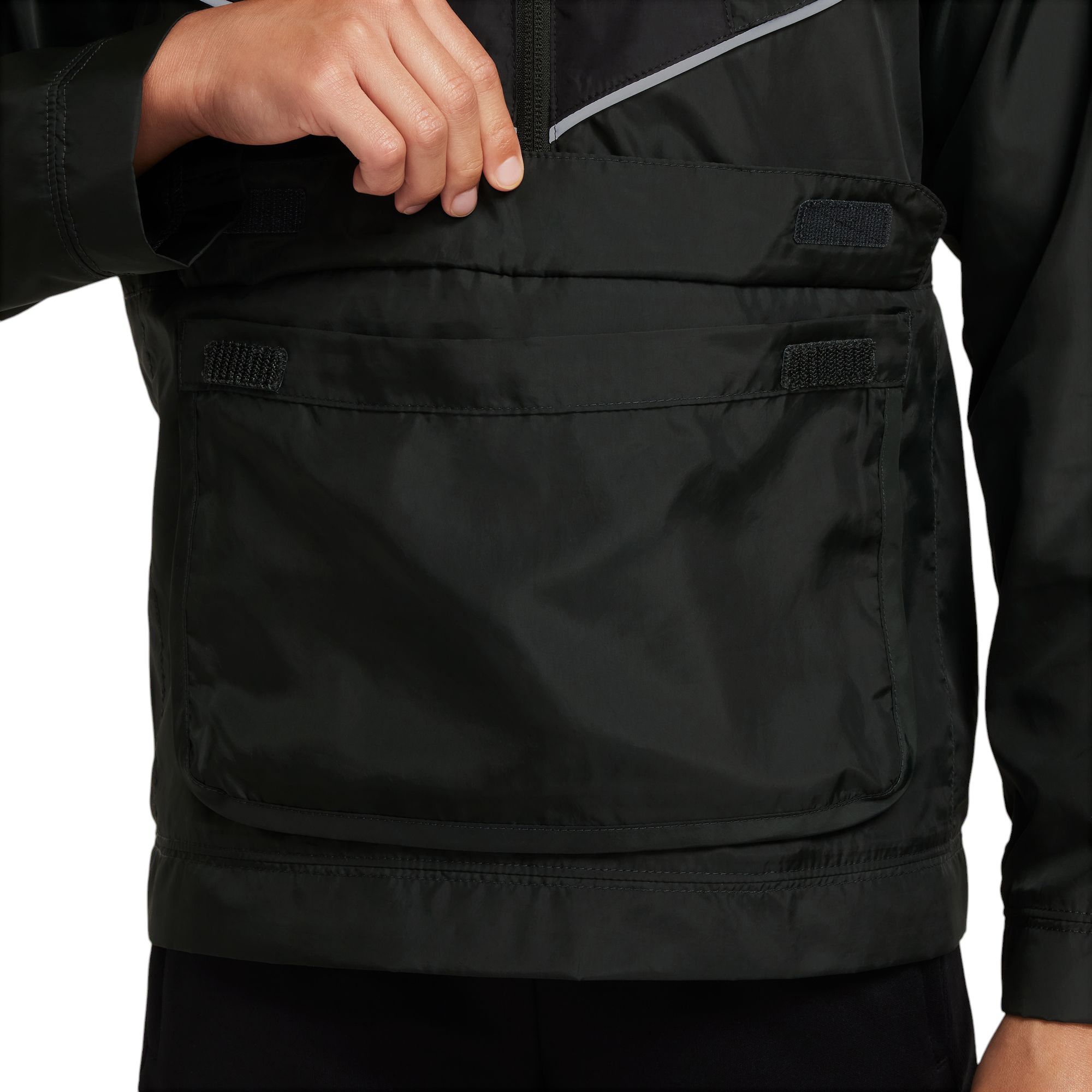 Nike Youth Liverpool FC 2024 Green Anorak Quarter-Zip Jacket product image