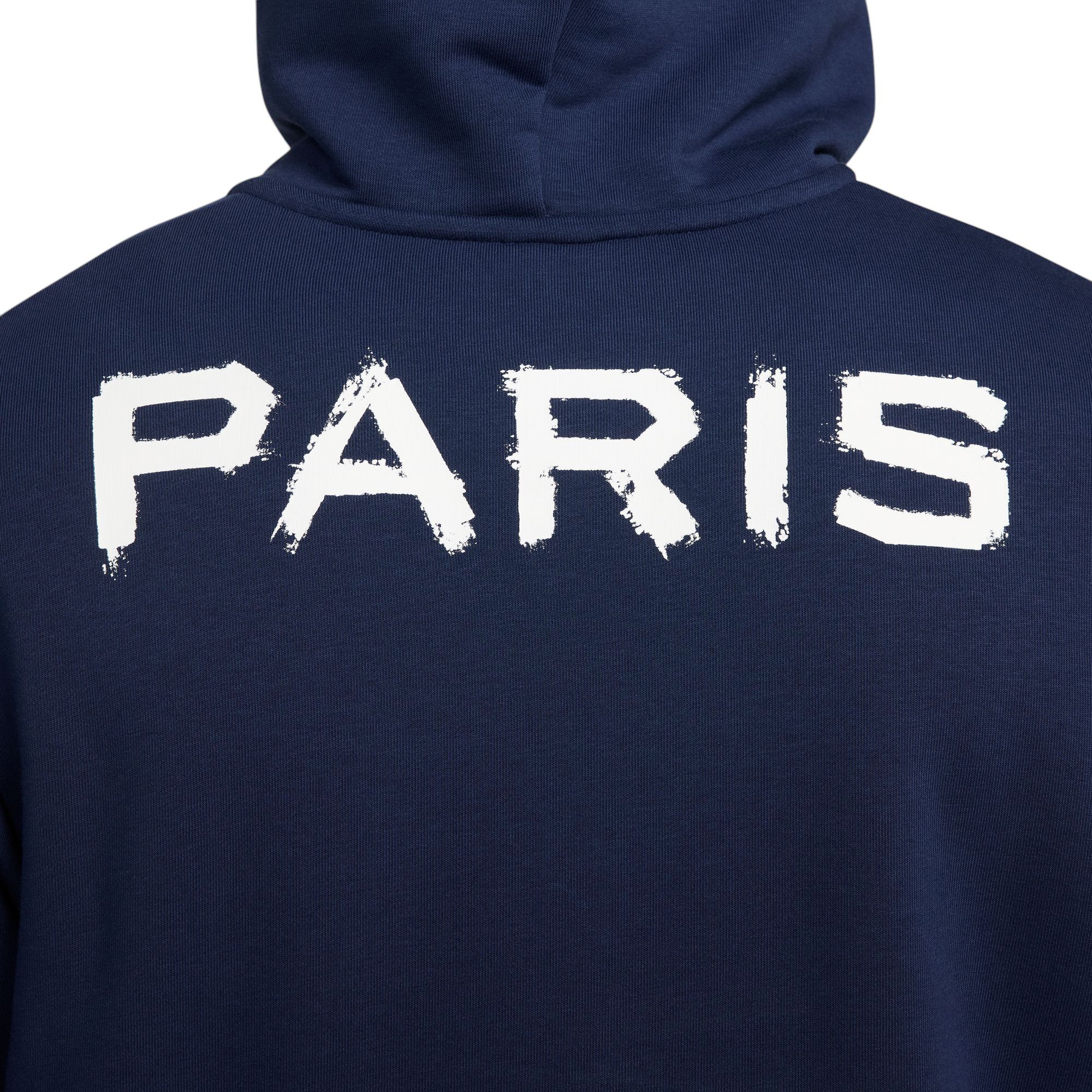 Nike Adult Paris Saint-Germain 2024 Striped Navy Pullover Hoodie product image