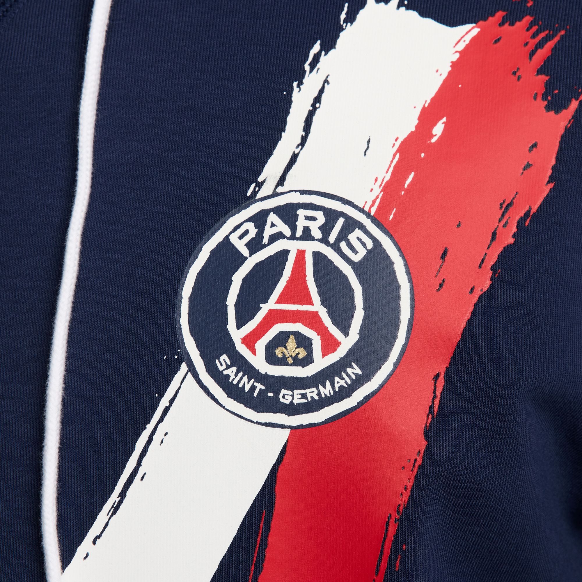 Nike Adult Paris Saint-Germain 2024 Striped Navy Pullover Hoodie product image