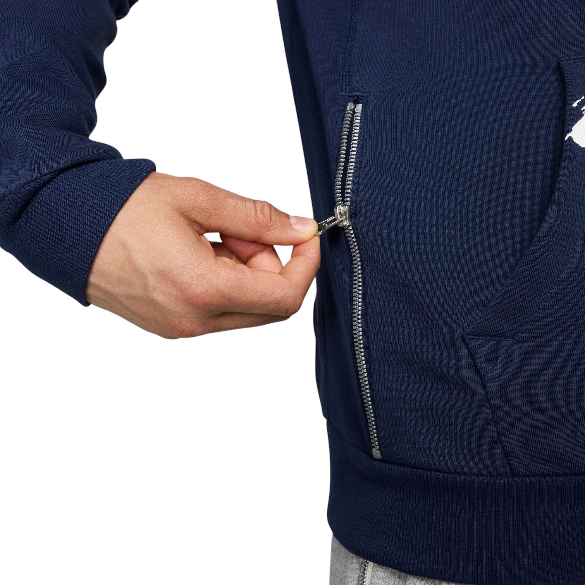 Nike Adult Paris Saint-Germain 2024 Striped Navy Pullover Hoodie product image