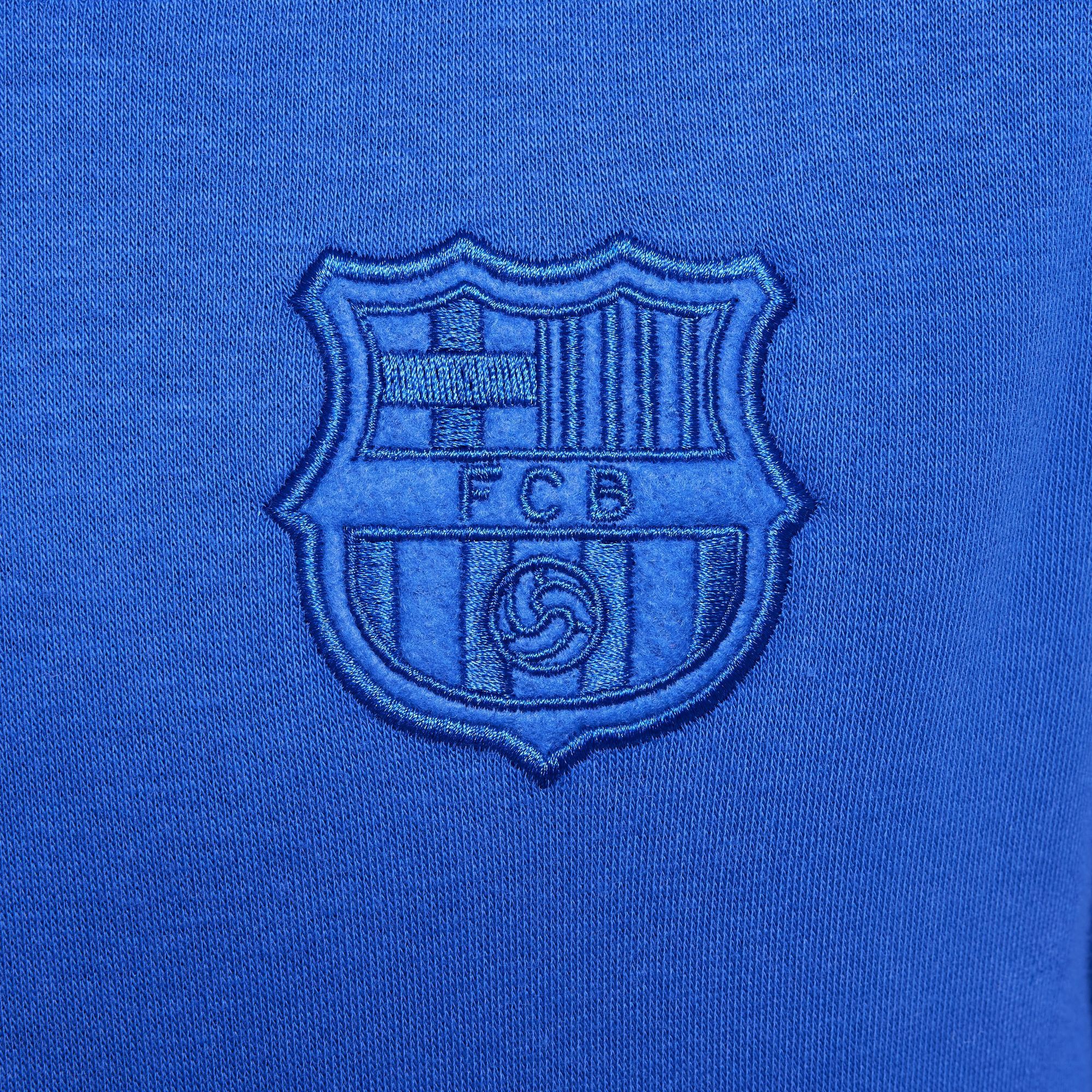 Nike Youth FC Barcelona 2024 Blue Club Hoodie product image