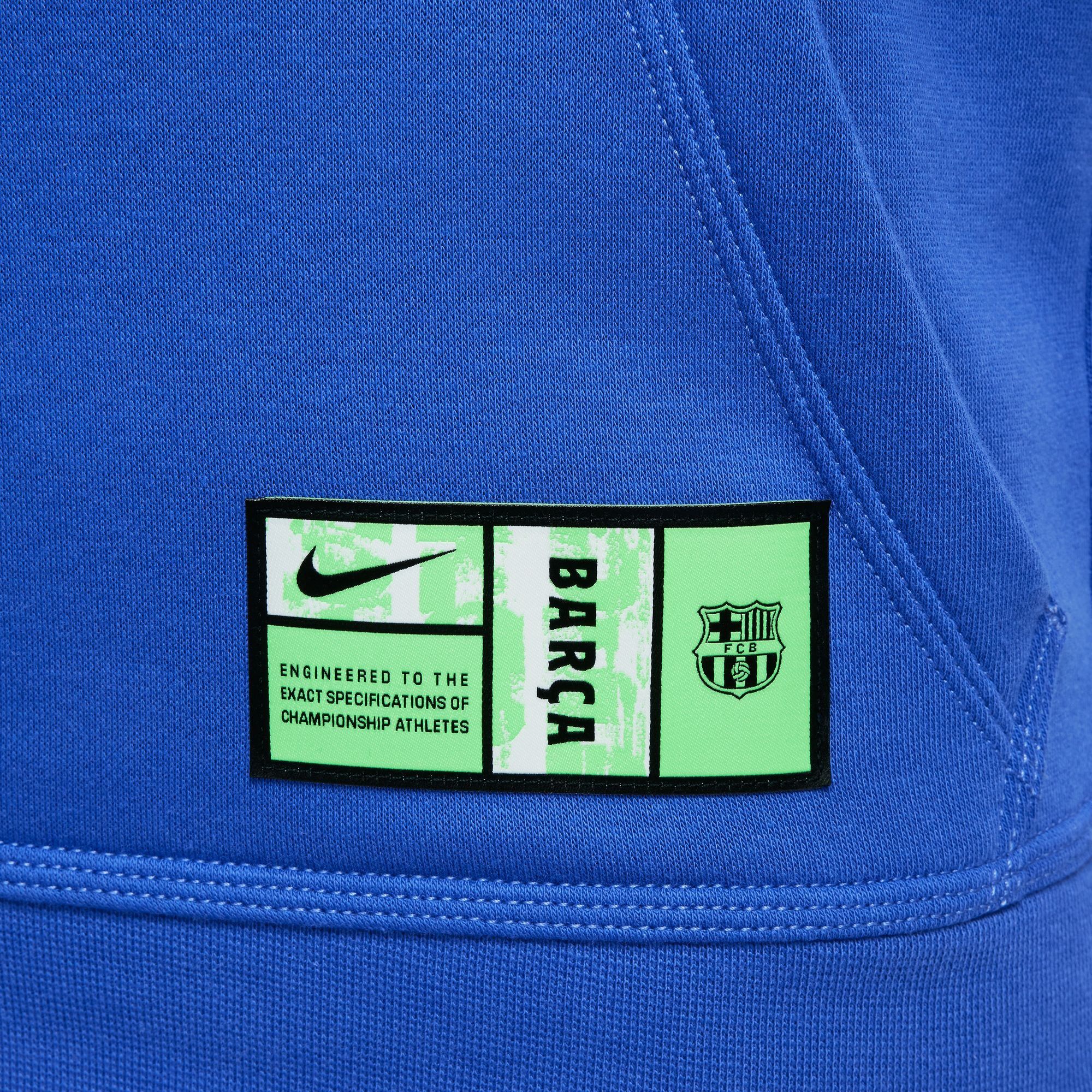 Nike Youth FC Barcelona 2024 Blue Club Hoodie product image