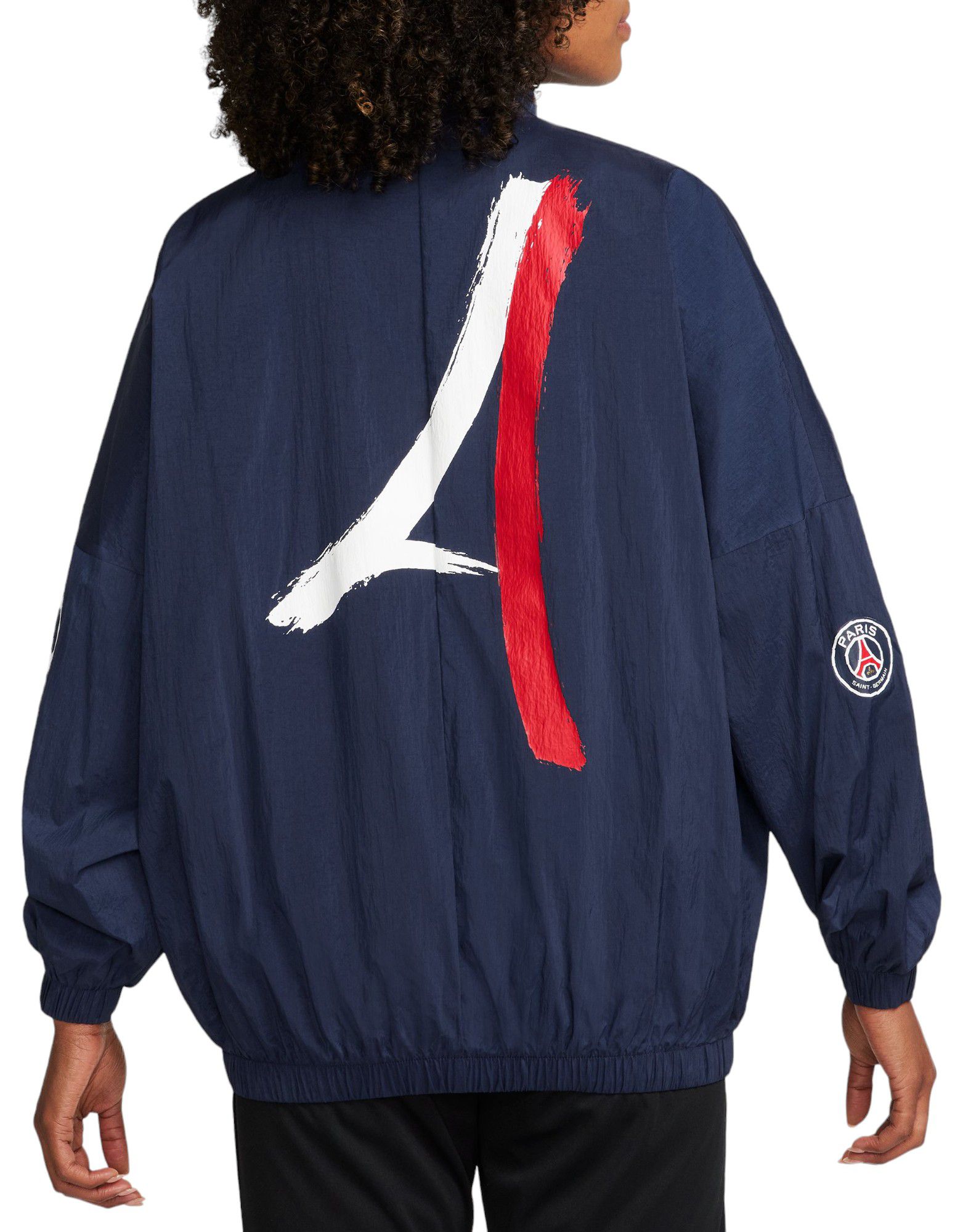 Nike Women's Paris Saint-Germain 2024 Essential Navy Full-Zip Jacket product image